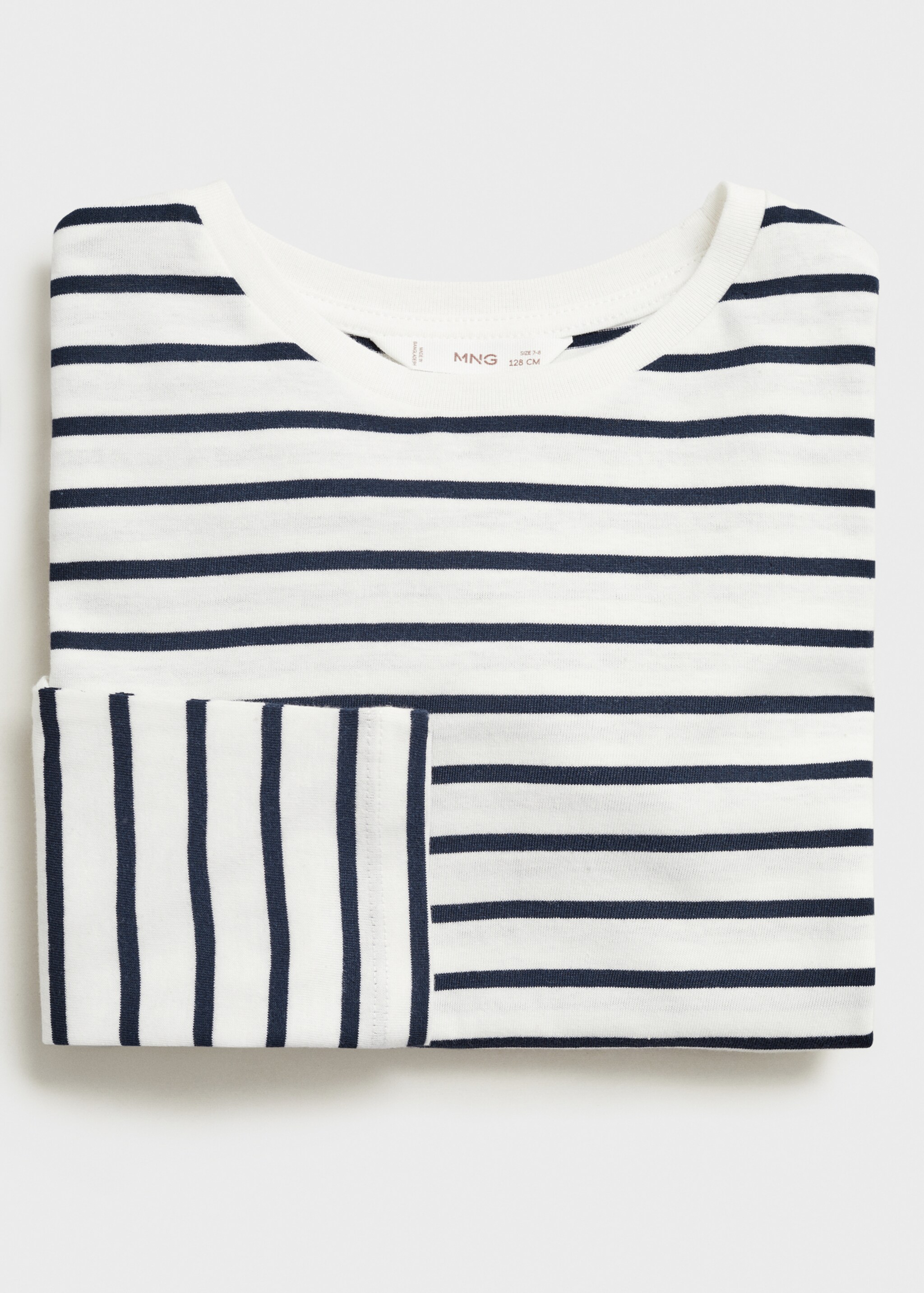 Striped cotton T-shirt - Details of the article 8