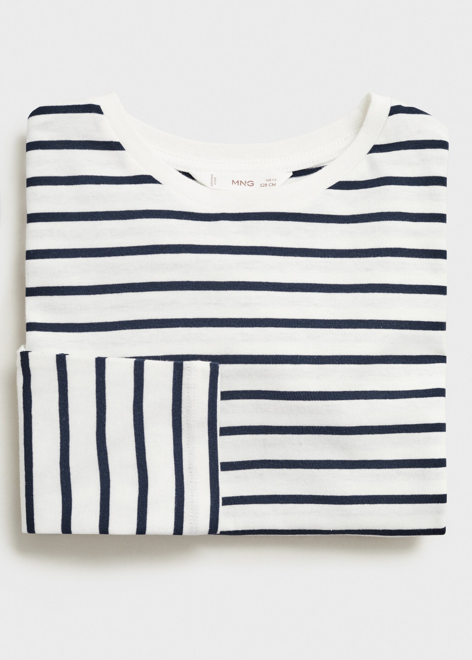 Striped cotton T-shirt - Details of the article 8