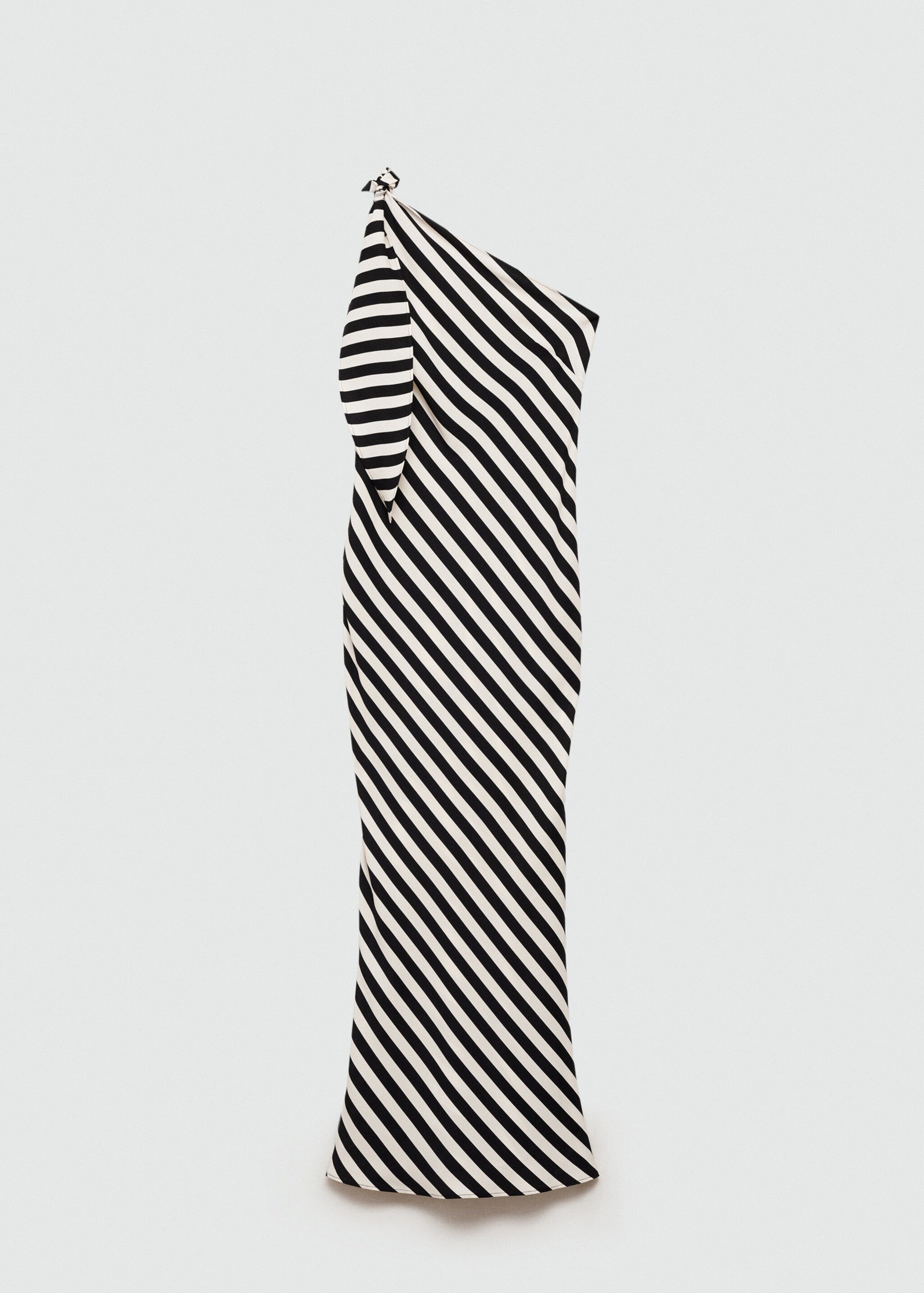 Striped asymmetrical dress - Article without model