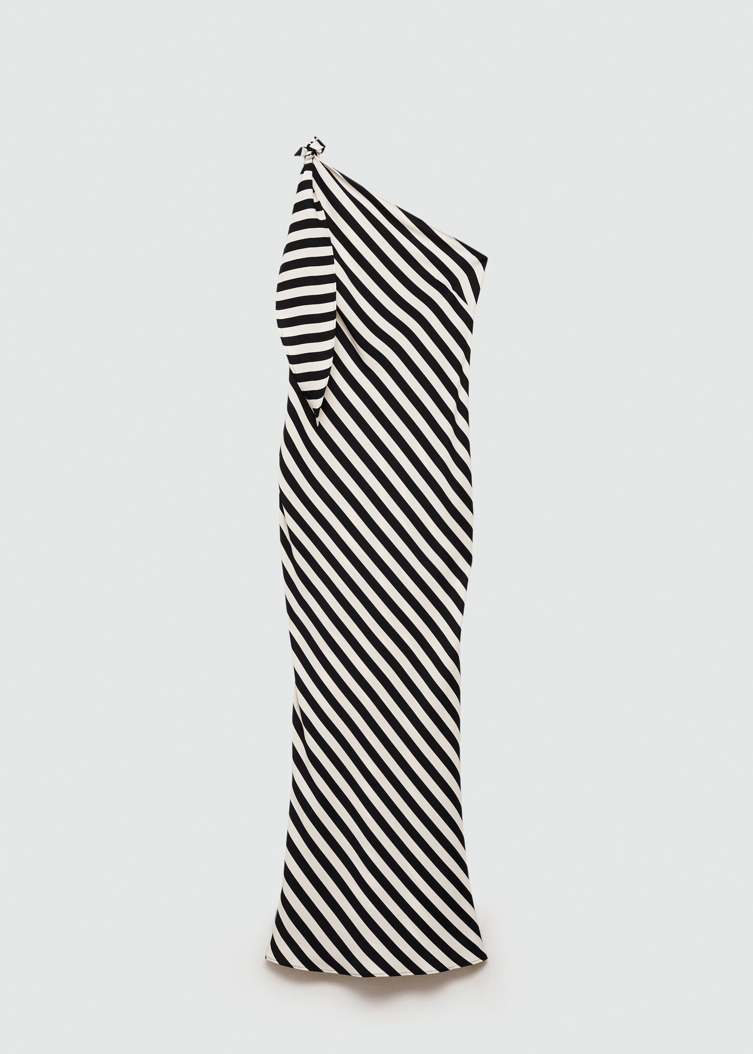 Striped asymmetrical dress - Article without model