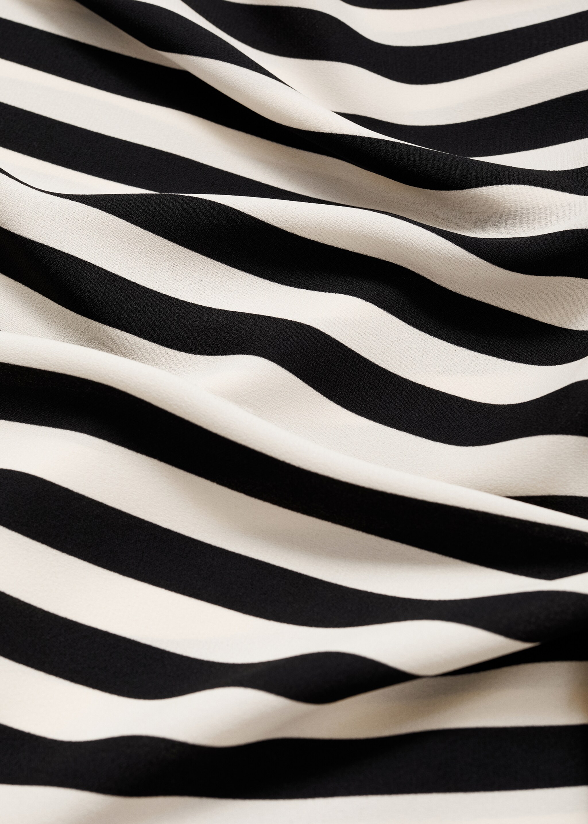 Striped asymmetrical dress - Details of the article 0