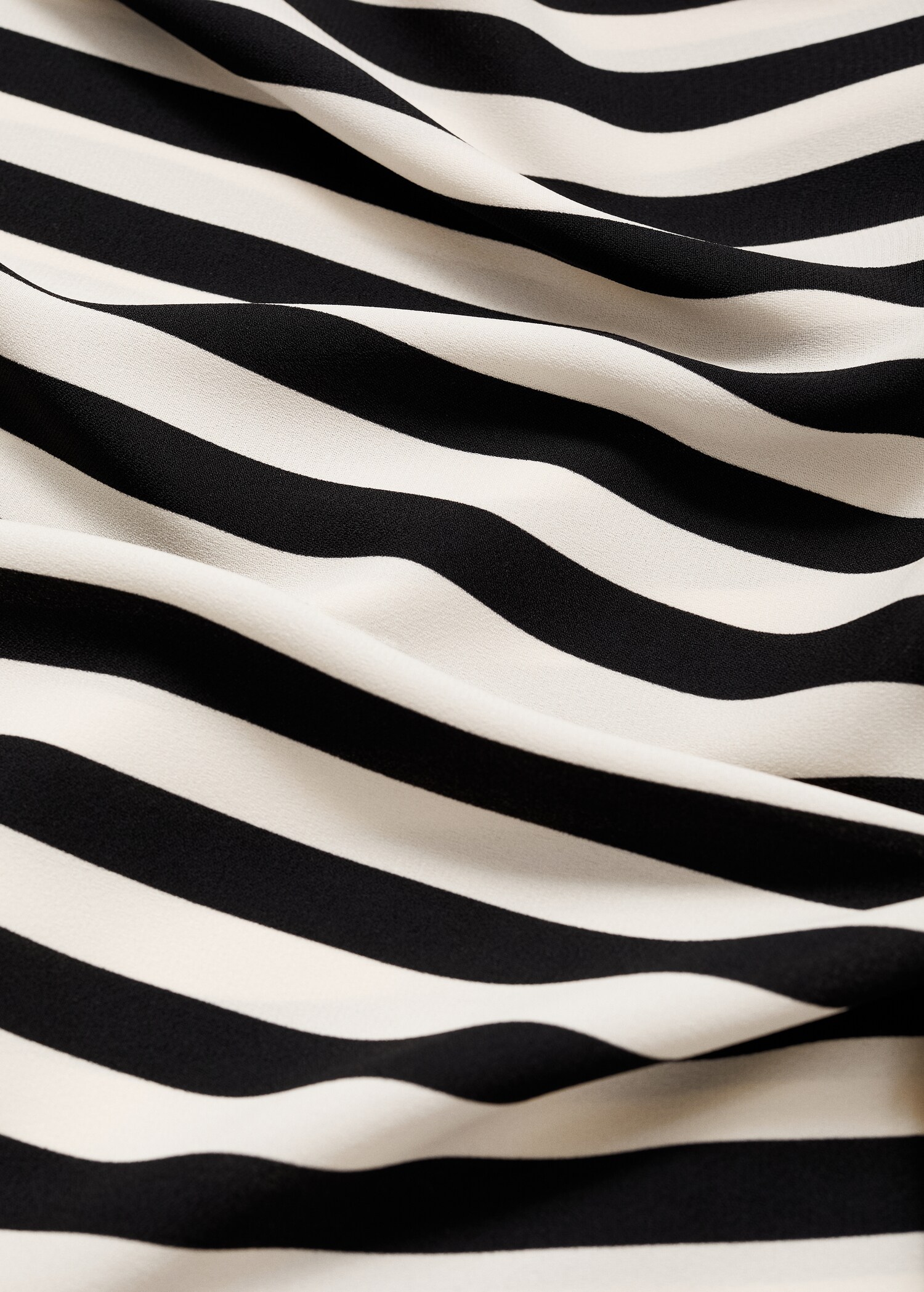 Striped asymmetrical dress - Details of the article 0