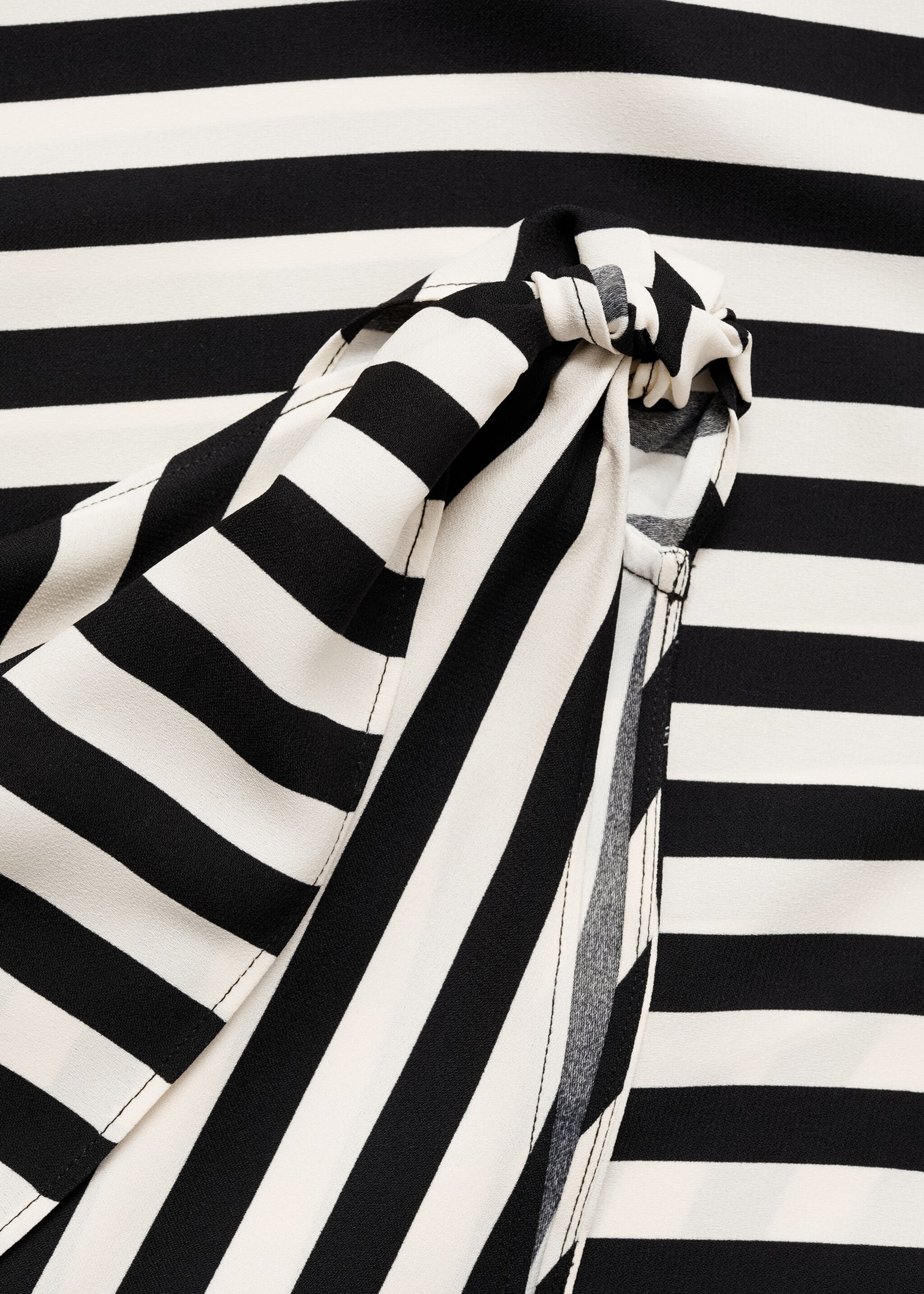 Striped asymmetrical dress - Details of the article 8