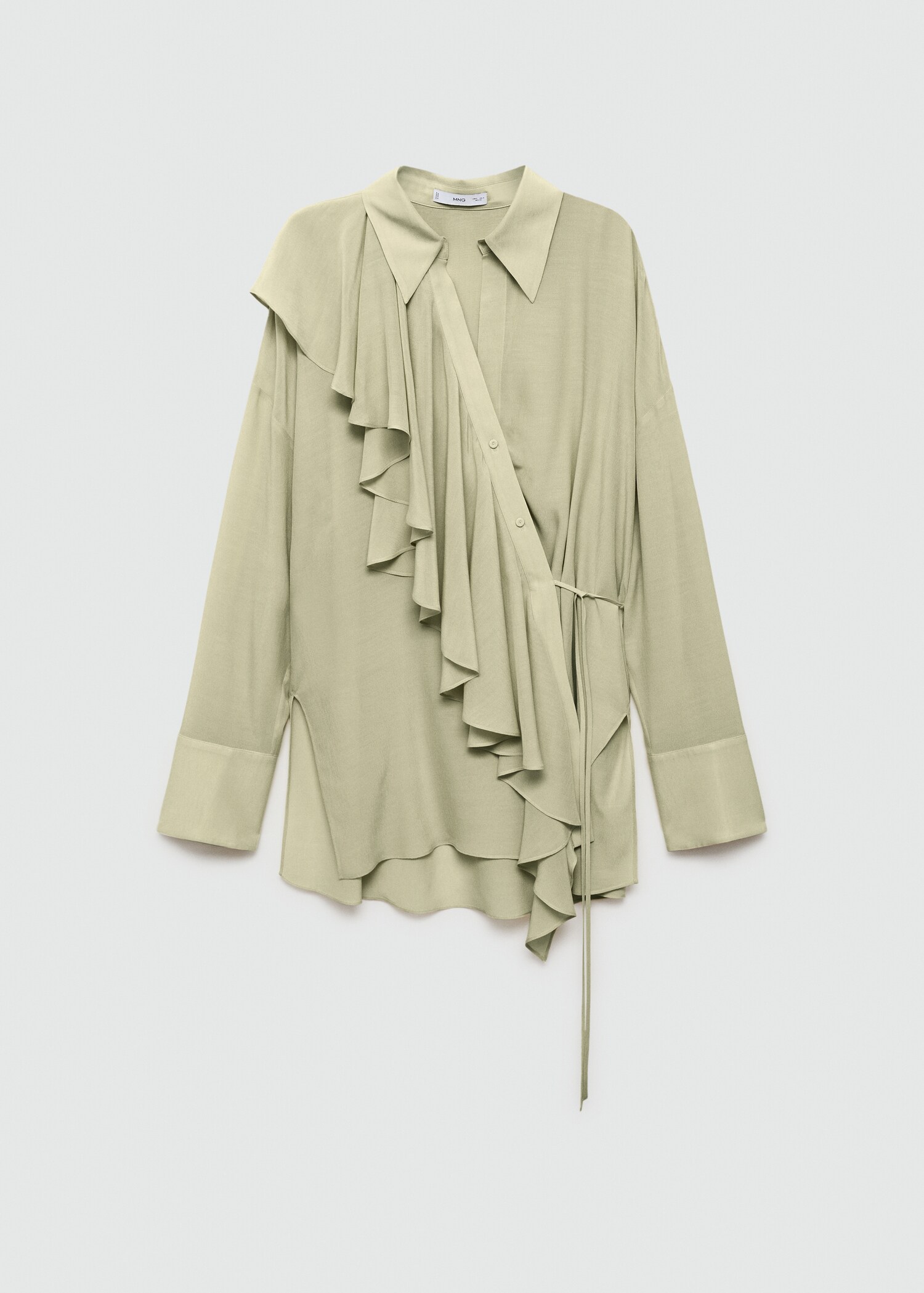 Chemise volants fermeture croisée - Article sans modèle