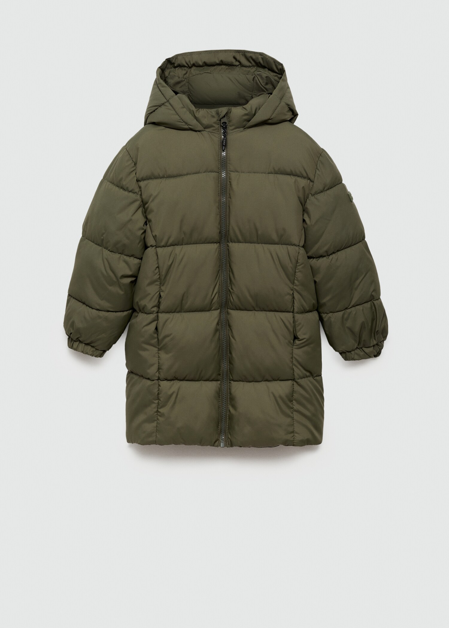 Quilted long coat - Article without model