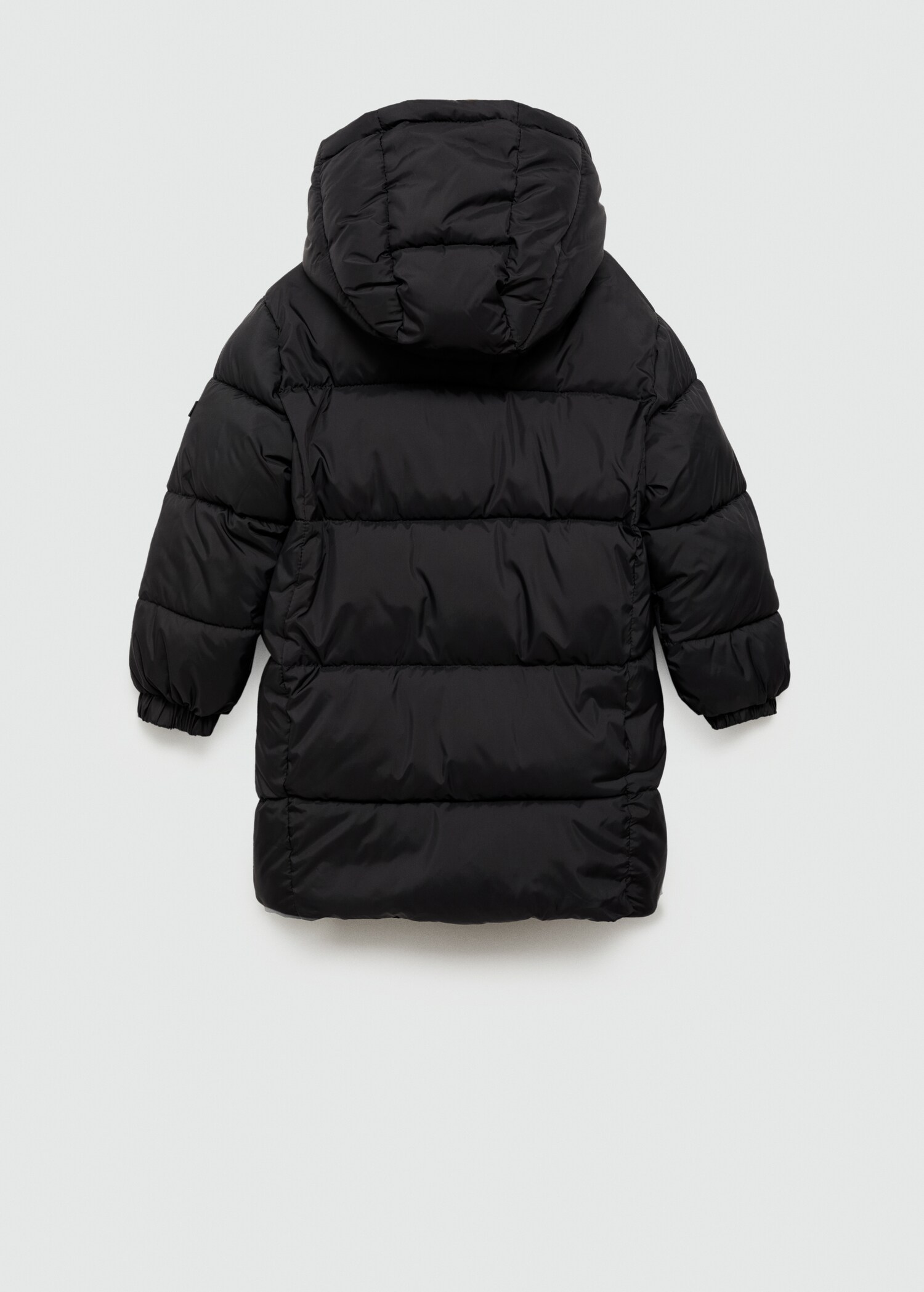 Quilted long coat - Reverse of the article