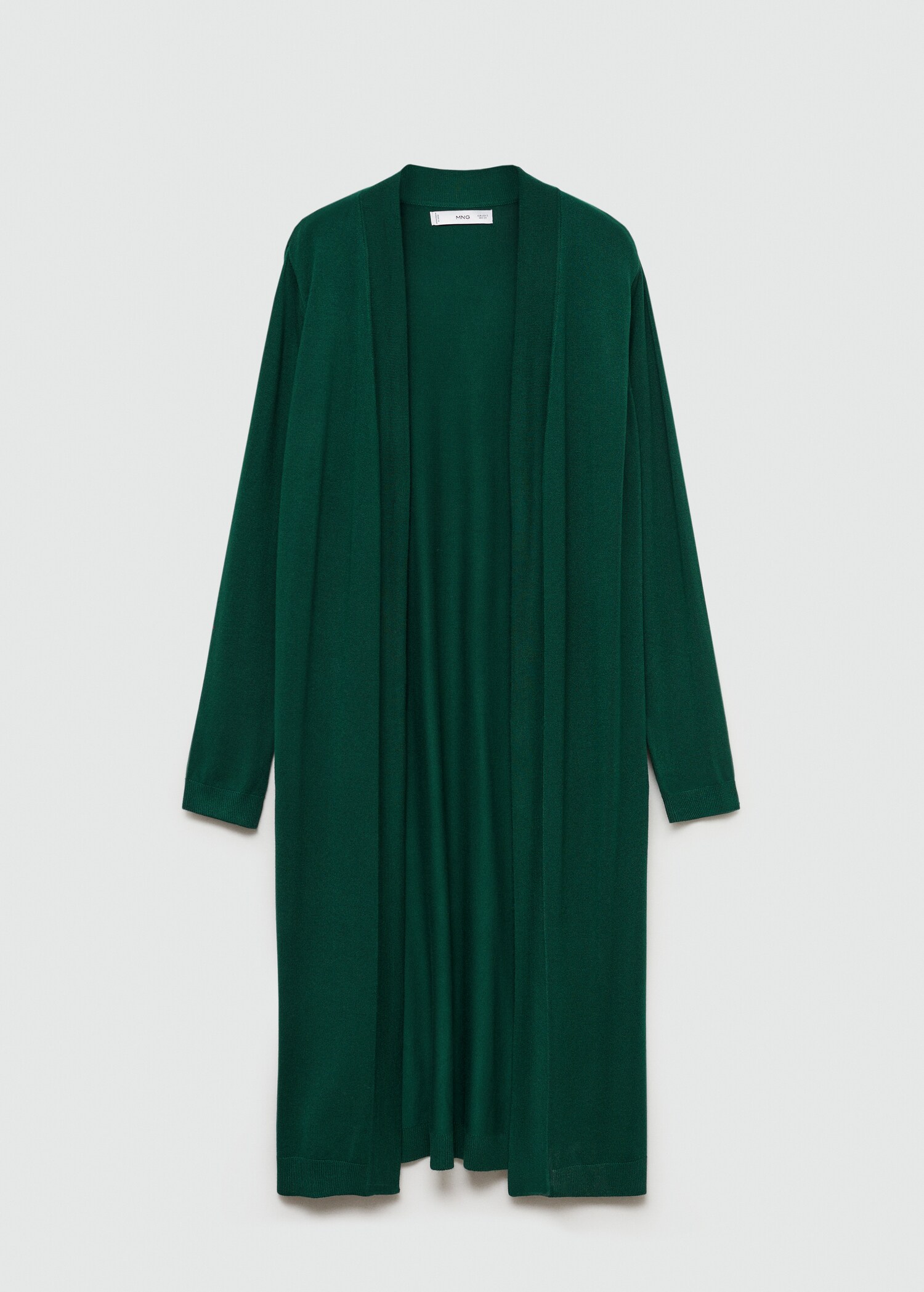 Fine knit long cardigan - Article without model