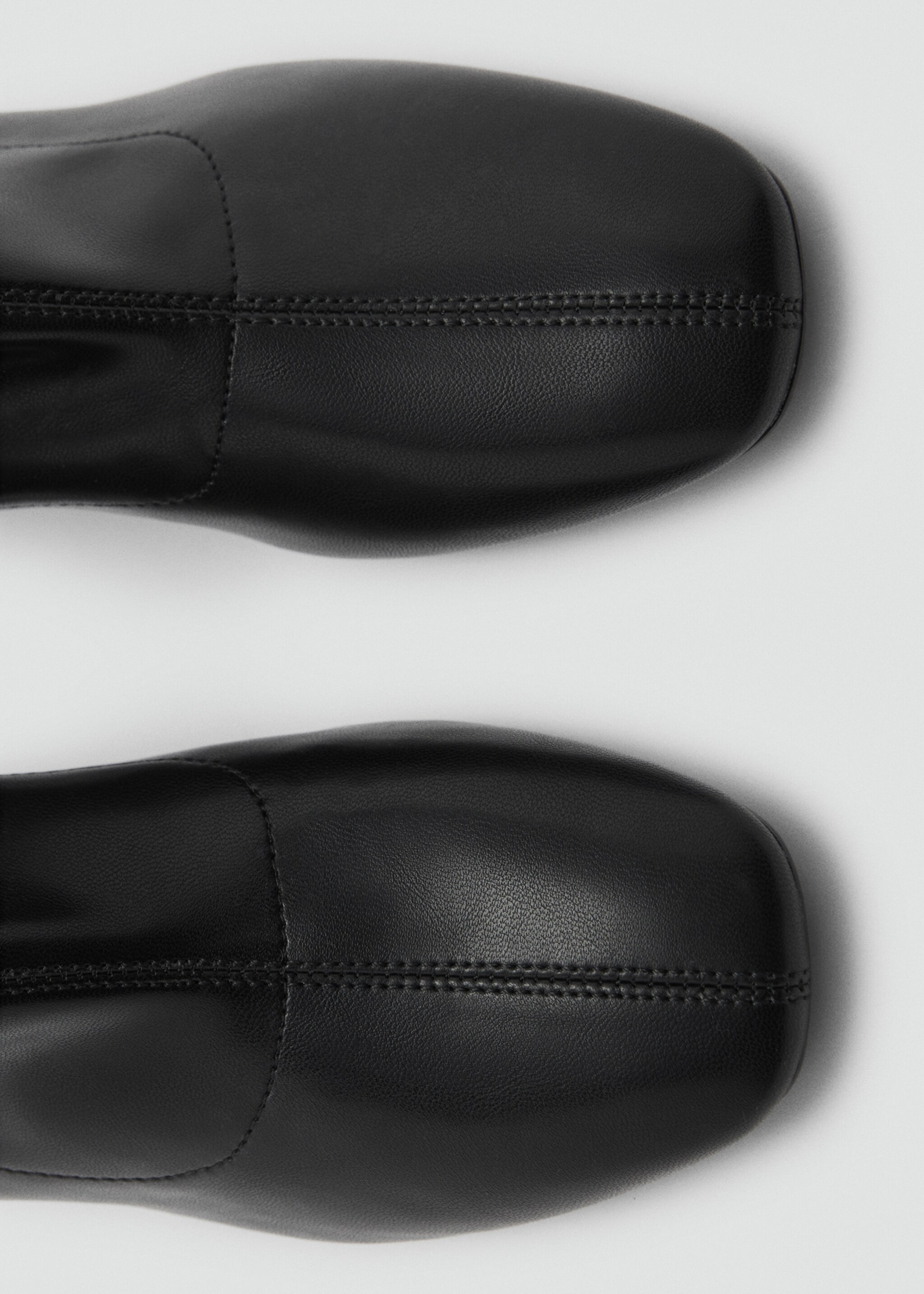 Block-heel ankle boots - Details of the article 2, Black. Ref: 77075152-00.
