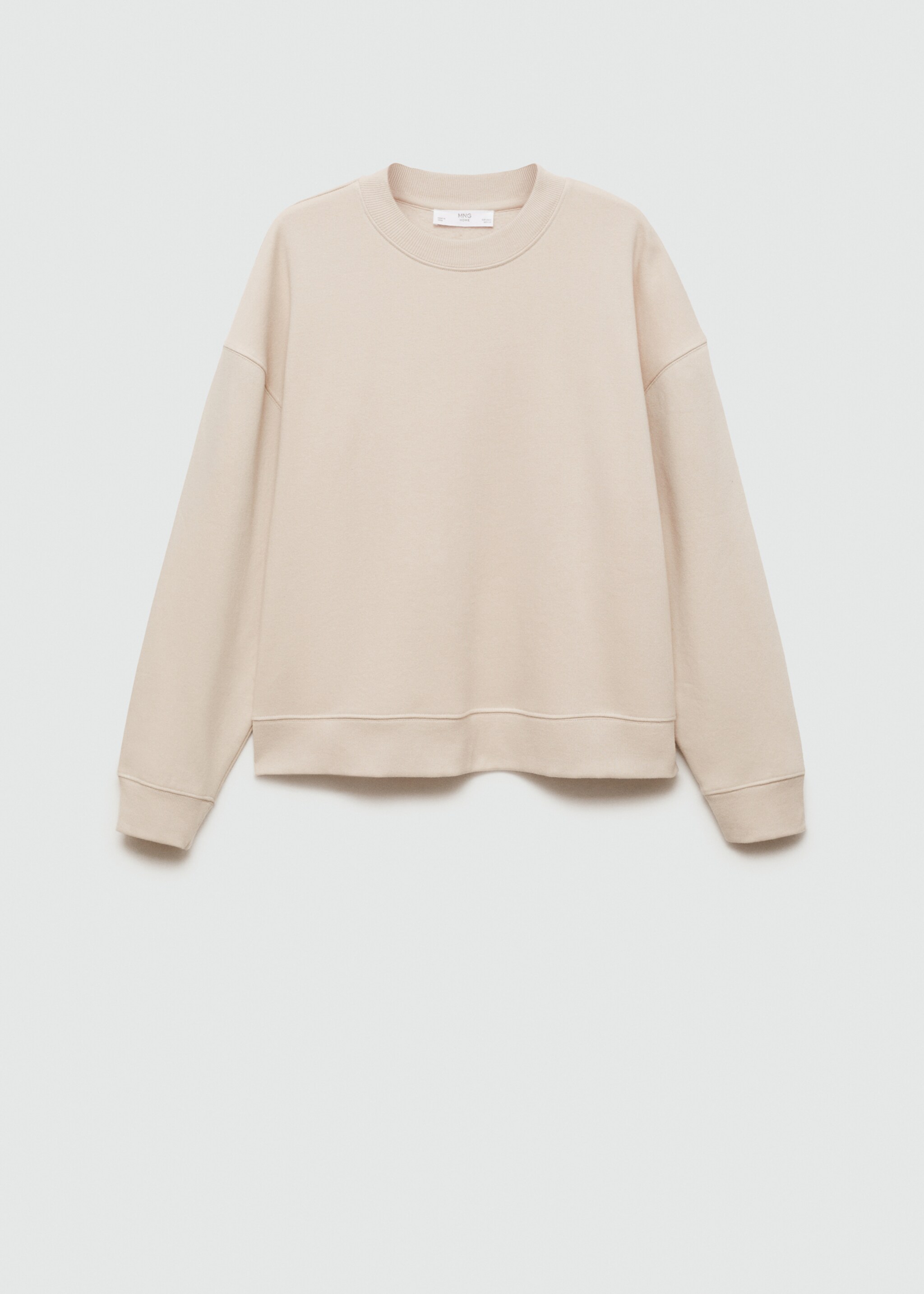 Plush cotton sweatshirt - Article without model