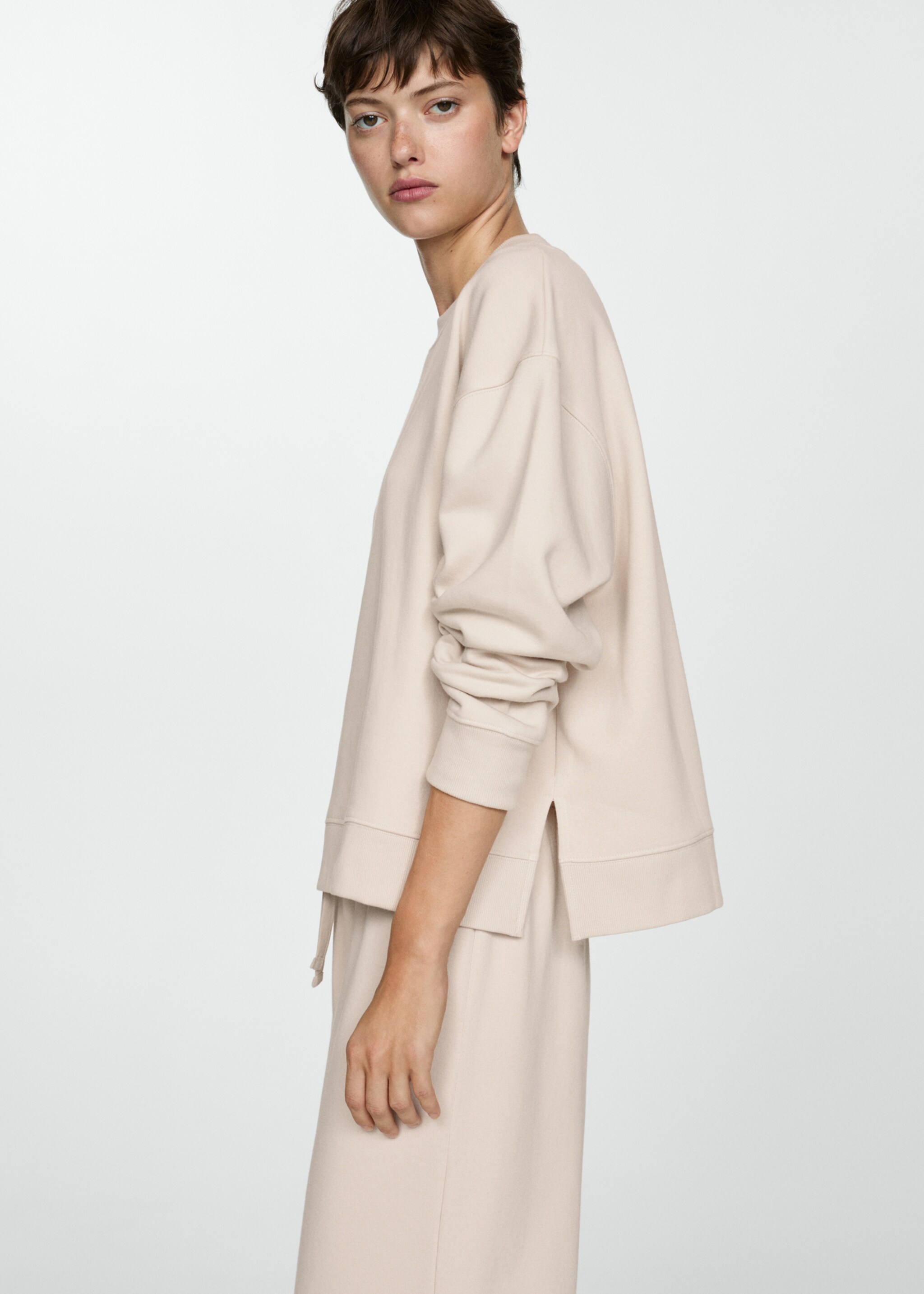 Plush cotton sweatshirt - Details of the article 2