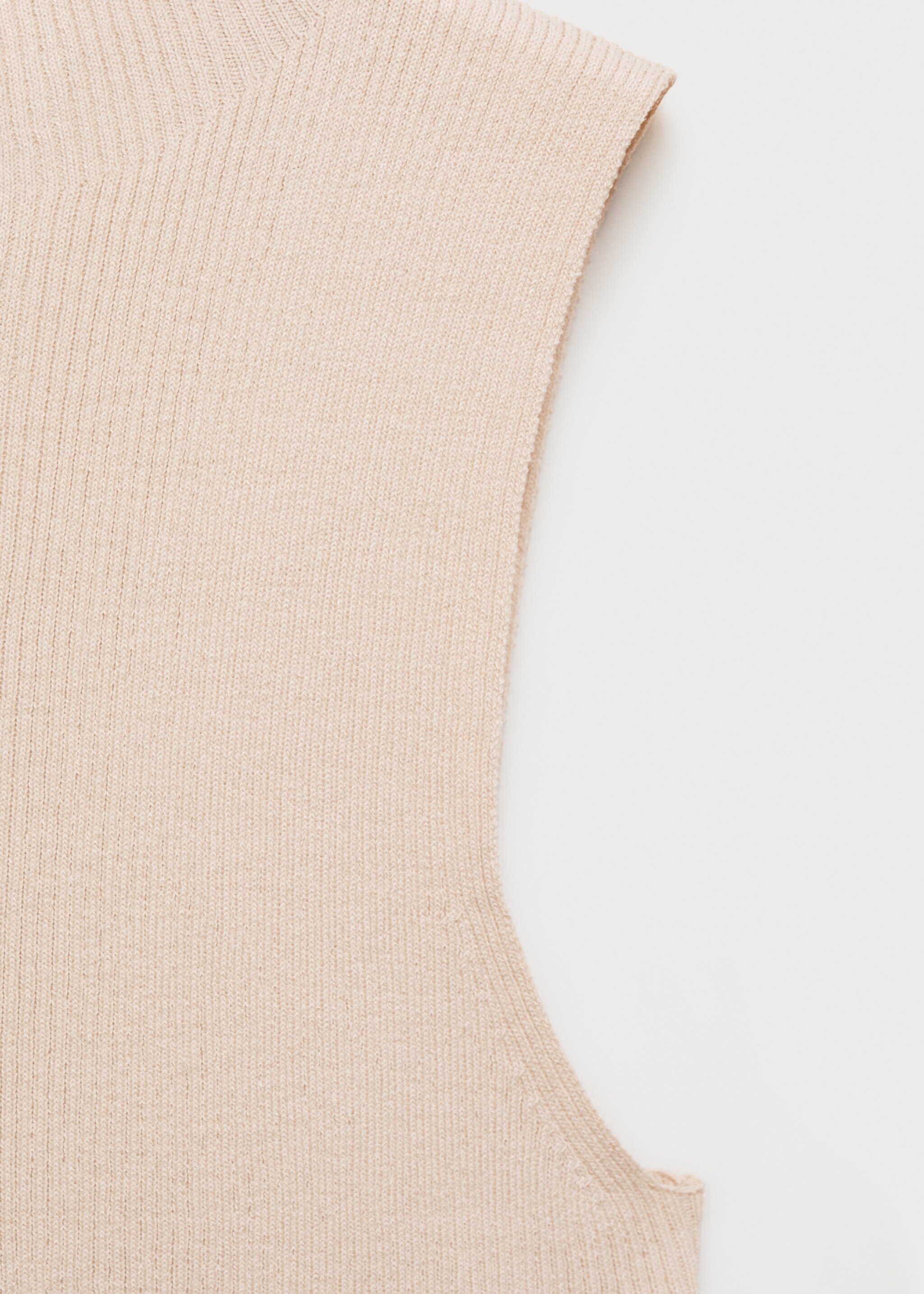 Top côtelé boutons - Détail de l'article 0, Beige. Ref: 77075641-00.