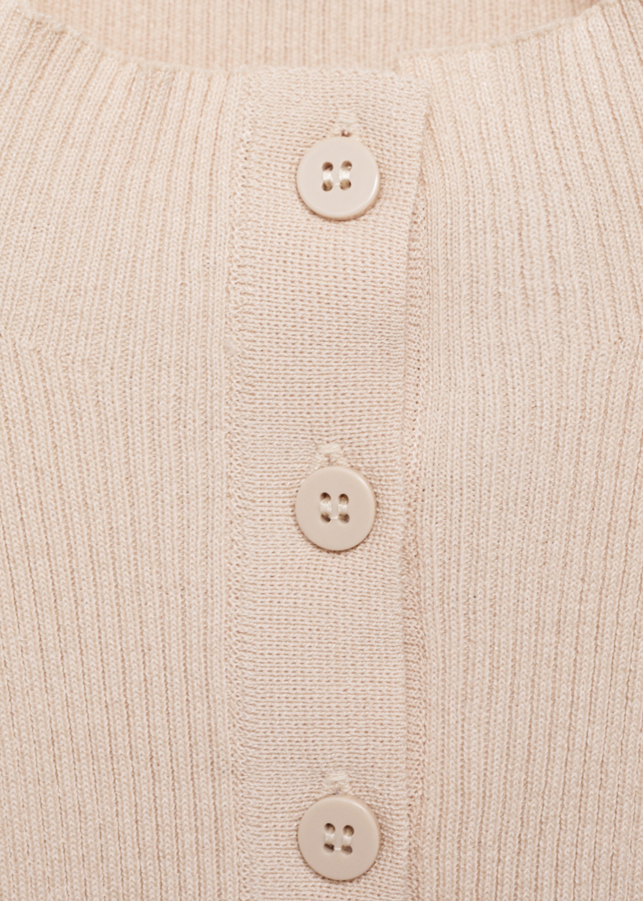 Top côtelé boutons - Détail de l'article 8, Beige. Ref: 77075641-00.