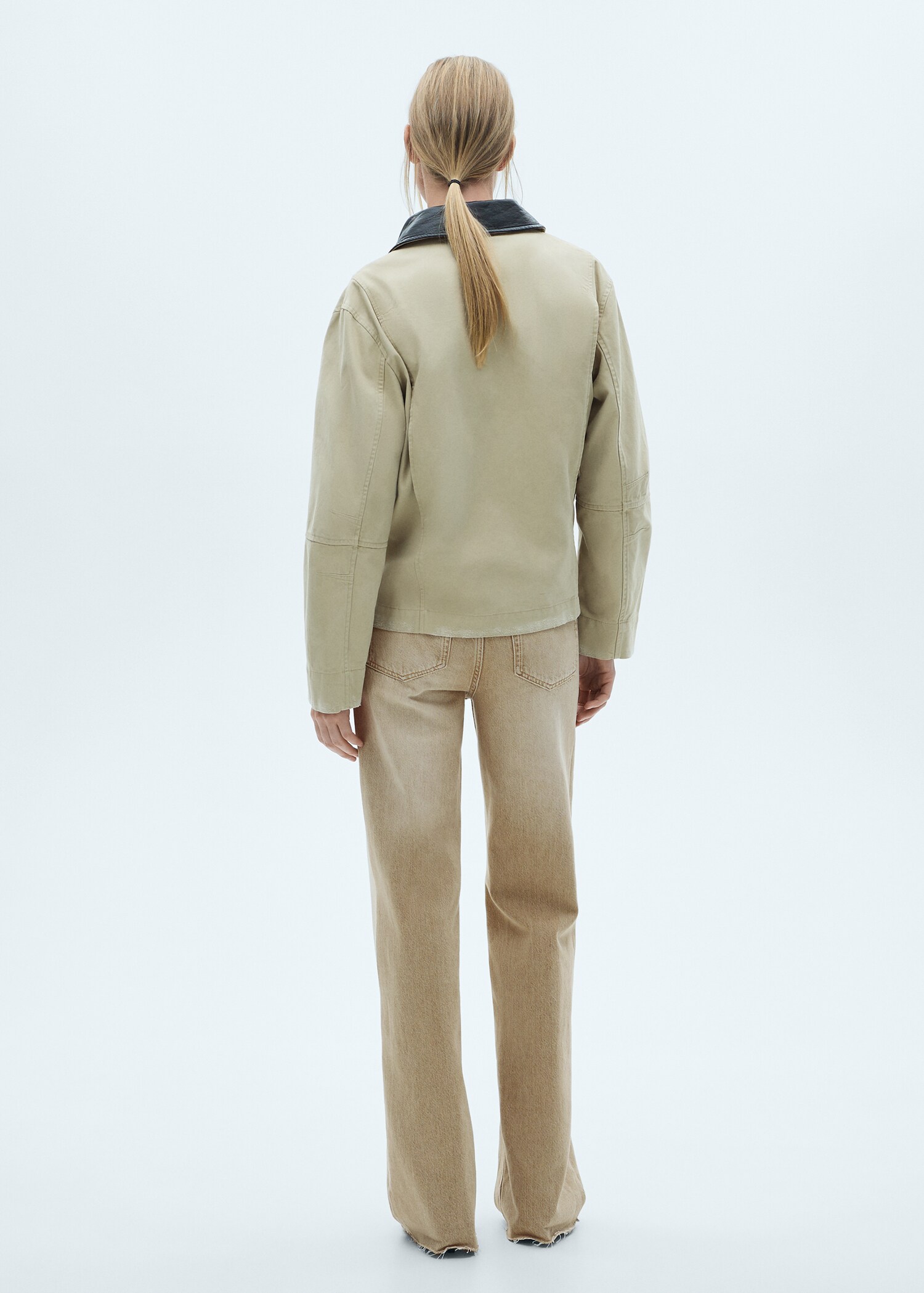 Danila wide leg high-rise jeans - Reverse of the article