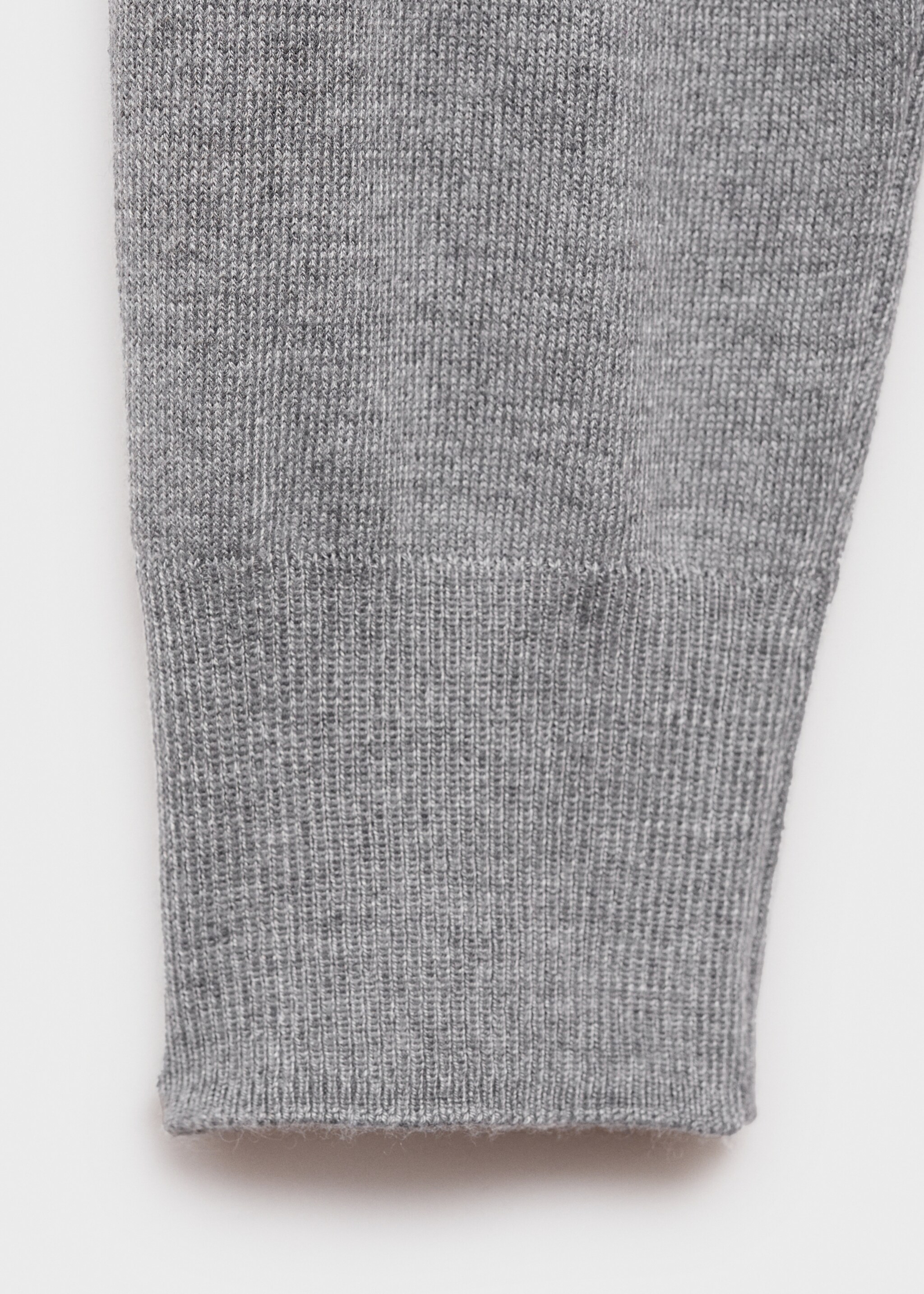 Button knit cardigan - Details of the article 0, Light Heather Grey. Ref: 77075651-00.