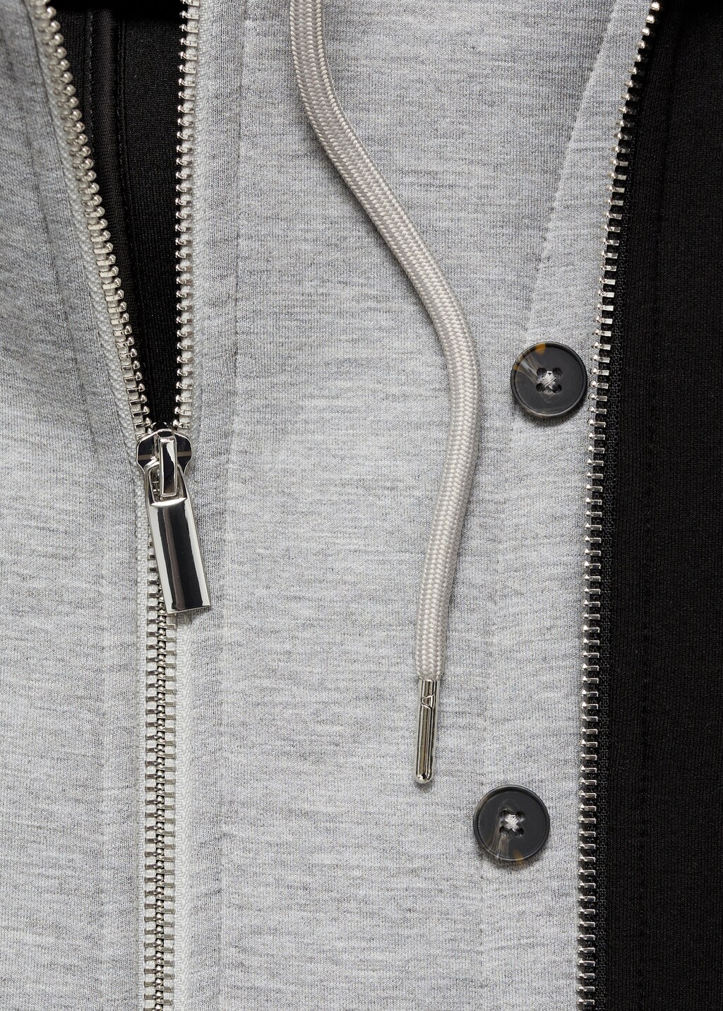 Combined hooded jacket - Women | MANGO OUTLET USA