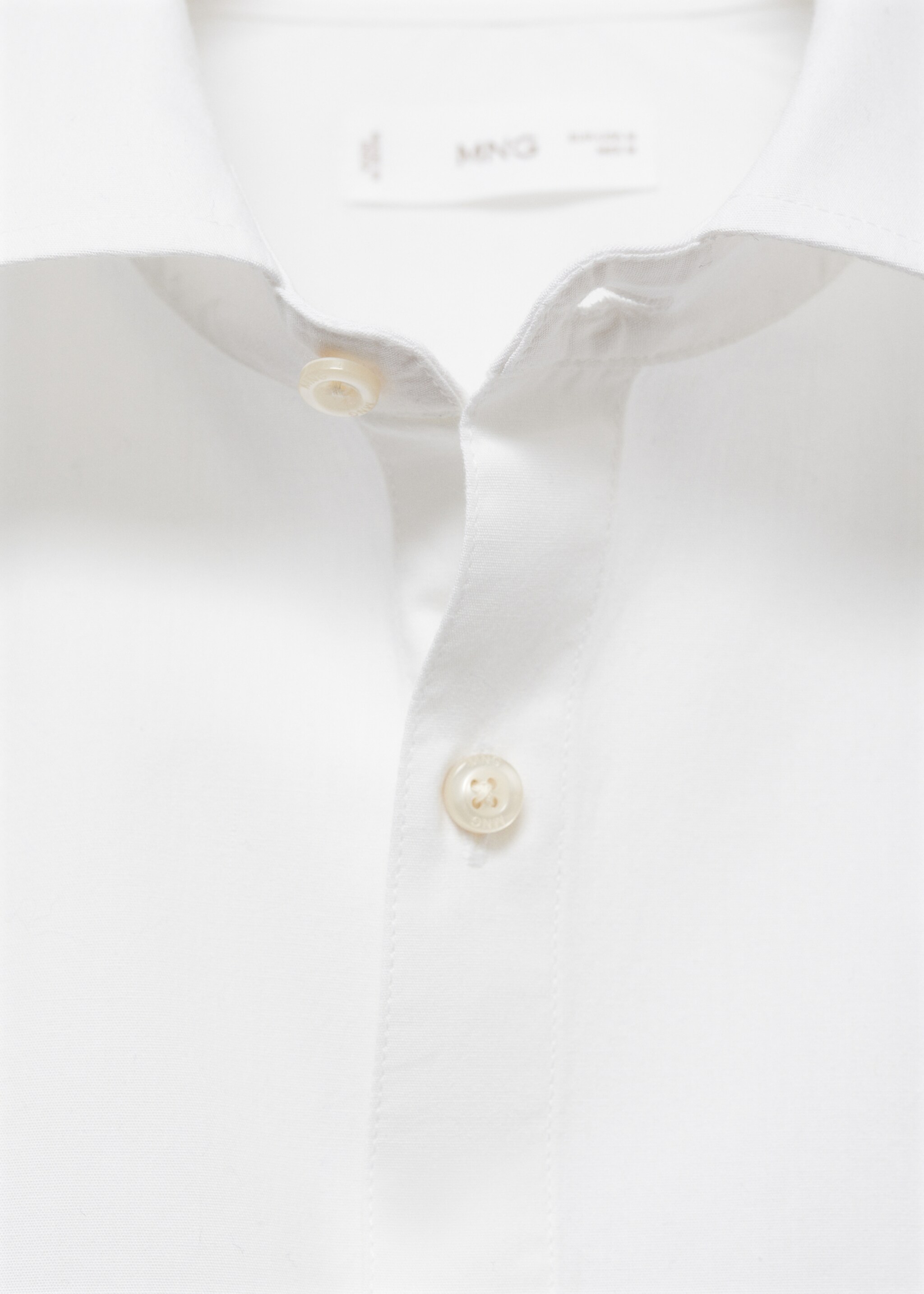 Chemise en coton - Détail de l'article 8, Blanc. Ref: 77075661-00.