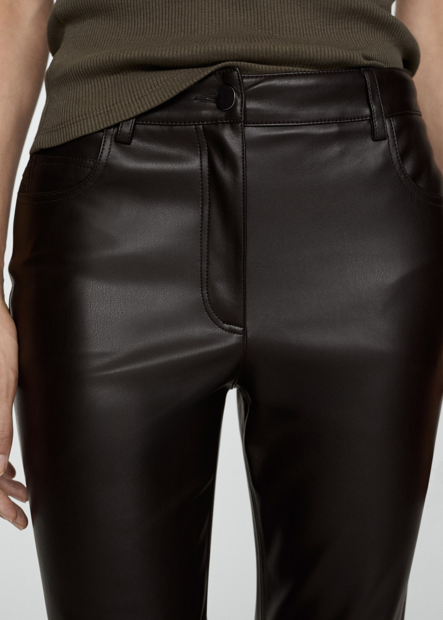 Flared Hose mit Ledereffekt - Detail des Artikels 1