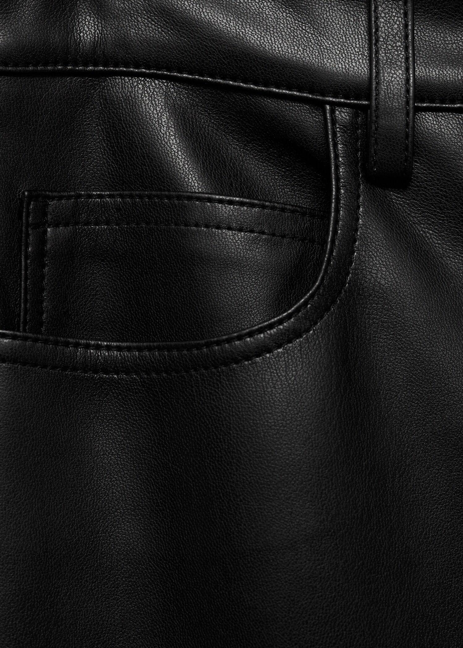 Pantalón flare efecto piel - Detalle del artículo 8