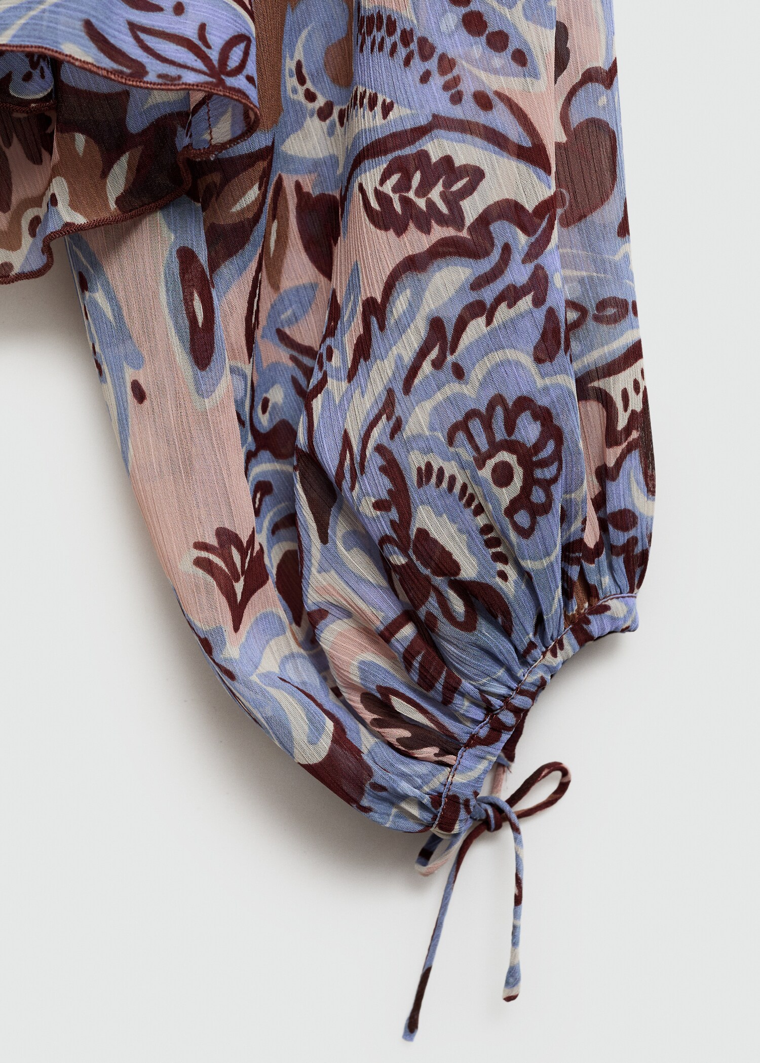 Paisley-Bluse mit Rüschen - Detail des Artikels 0