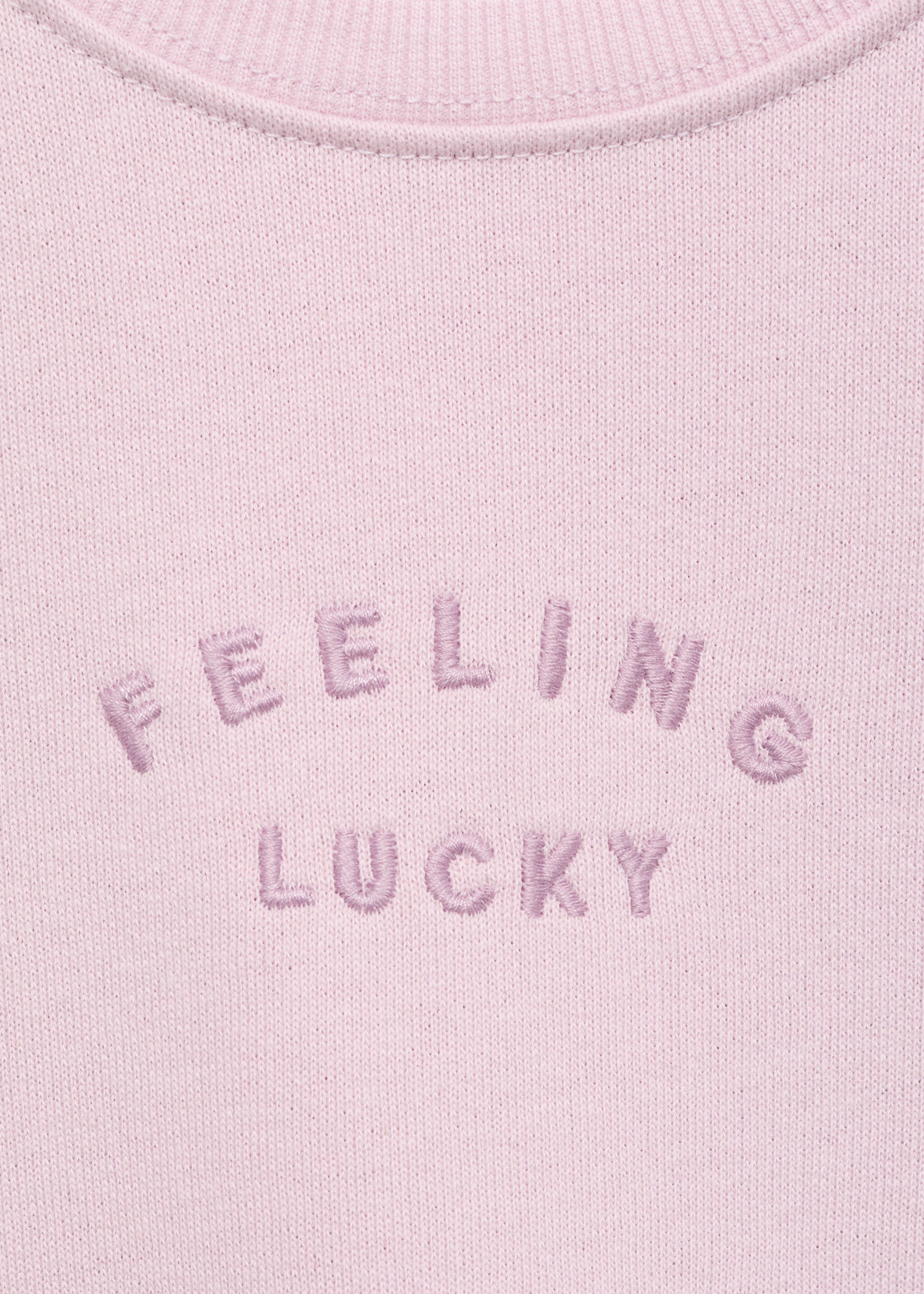 Embroidered detail cotton sweatshirt - Details of the article 8