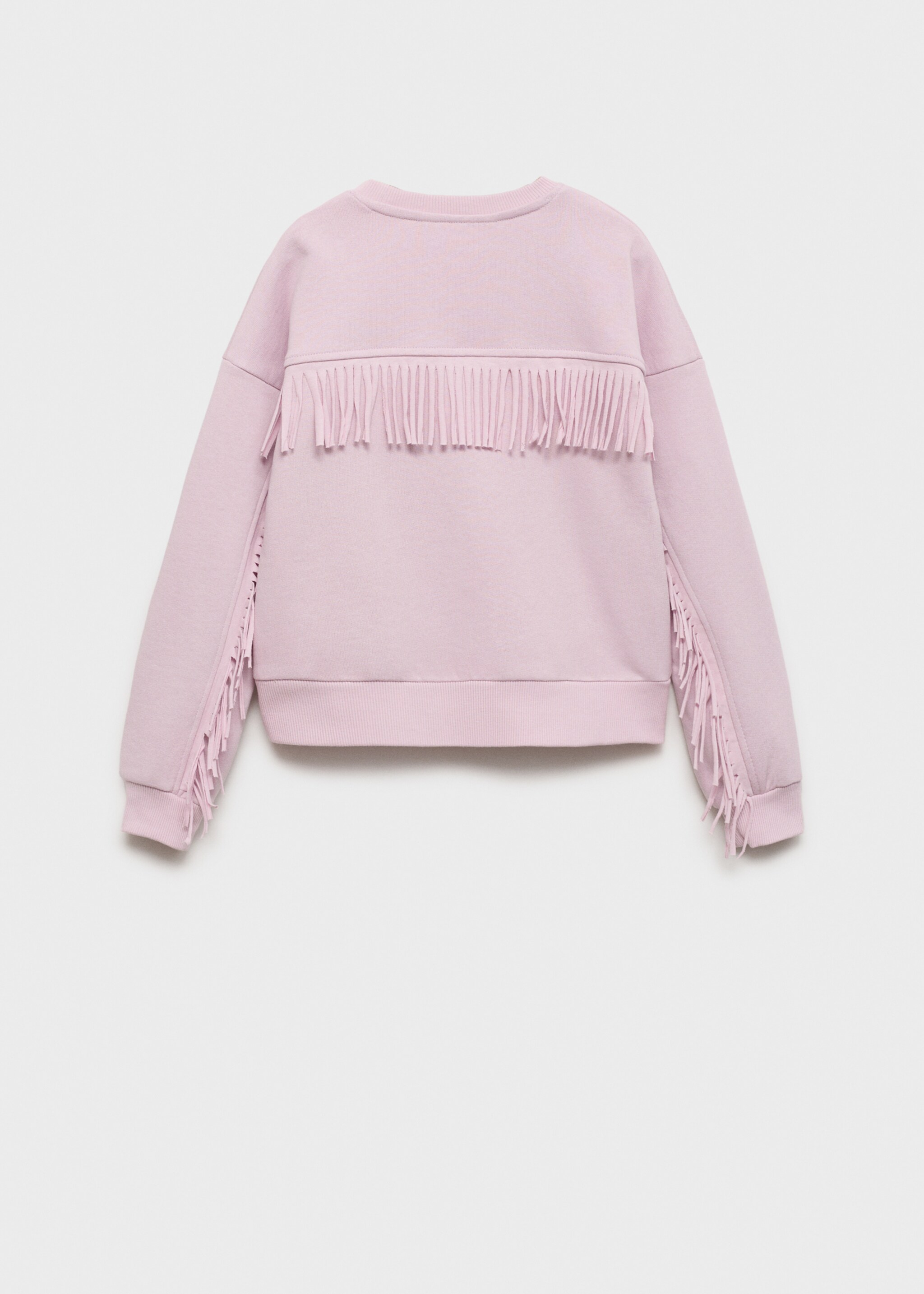 Embroidered detail cotton sweatshirt - Reverse of the article
