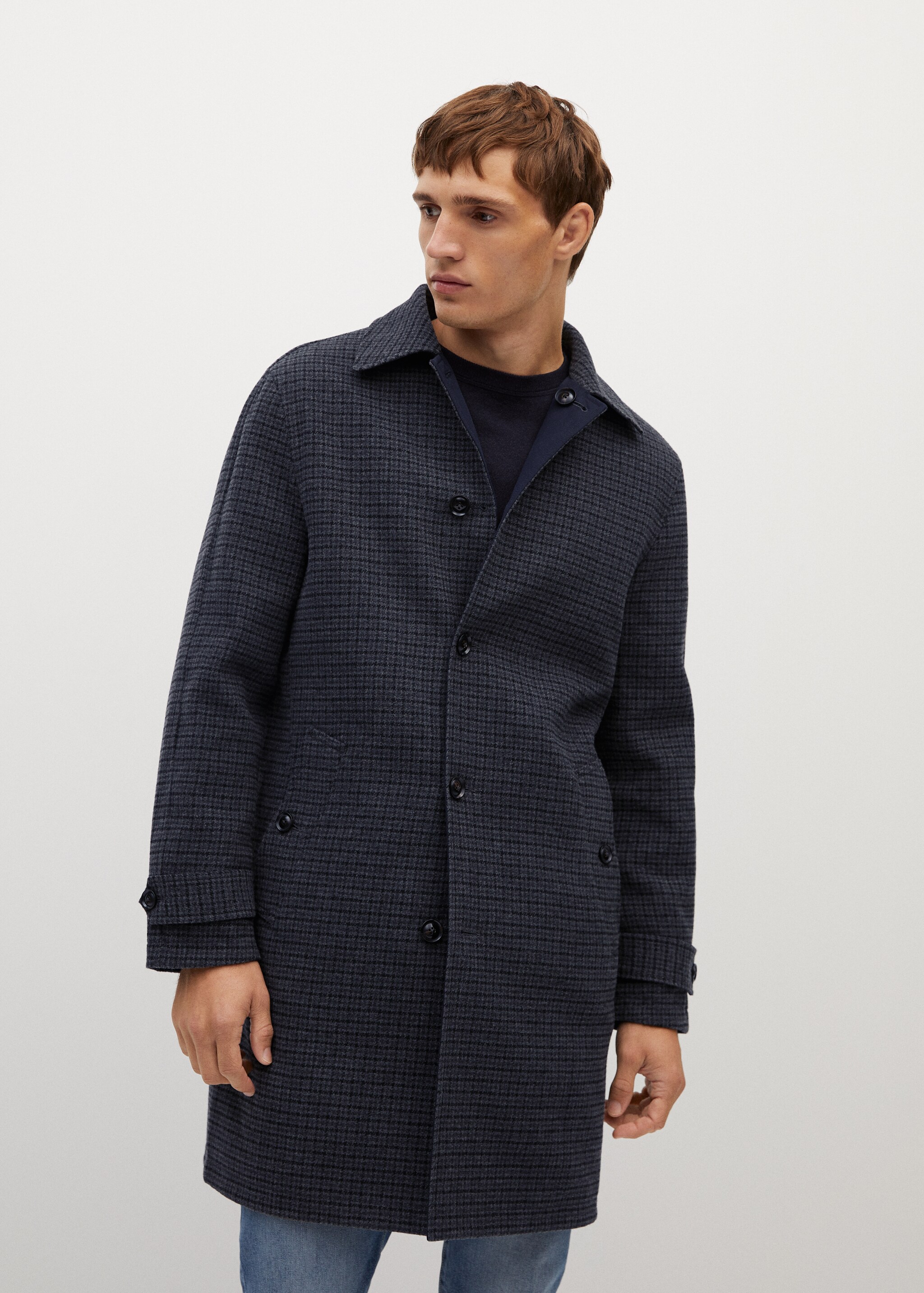 Super slim-fit suit blazer in stretch fabric - Medium plane