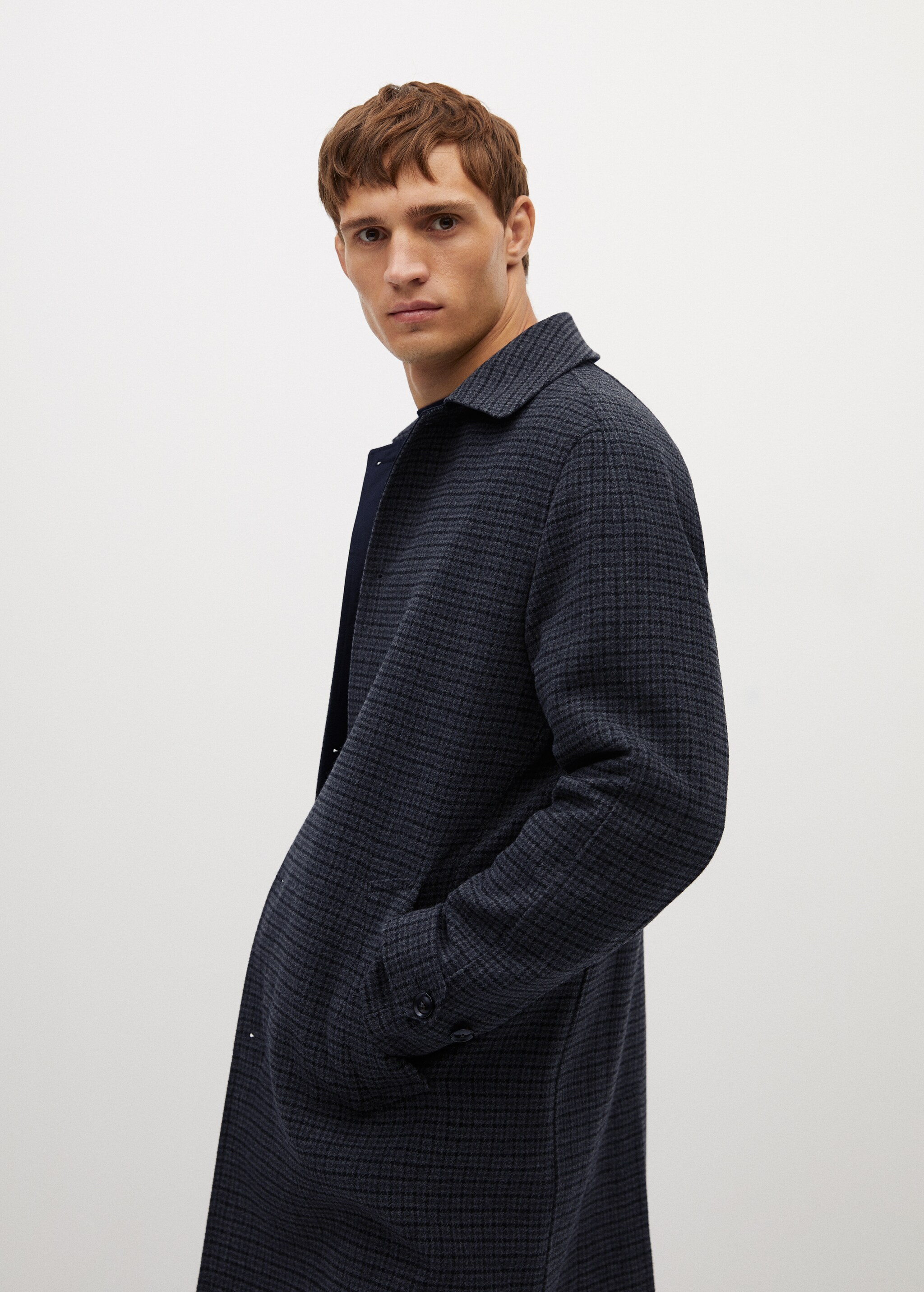 Super slim-fit suit blazer in stretch fabric - Details of the article 1