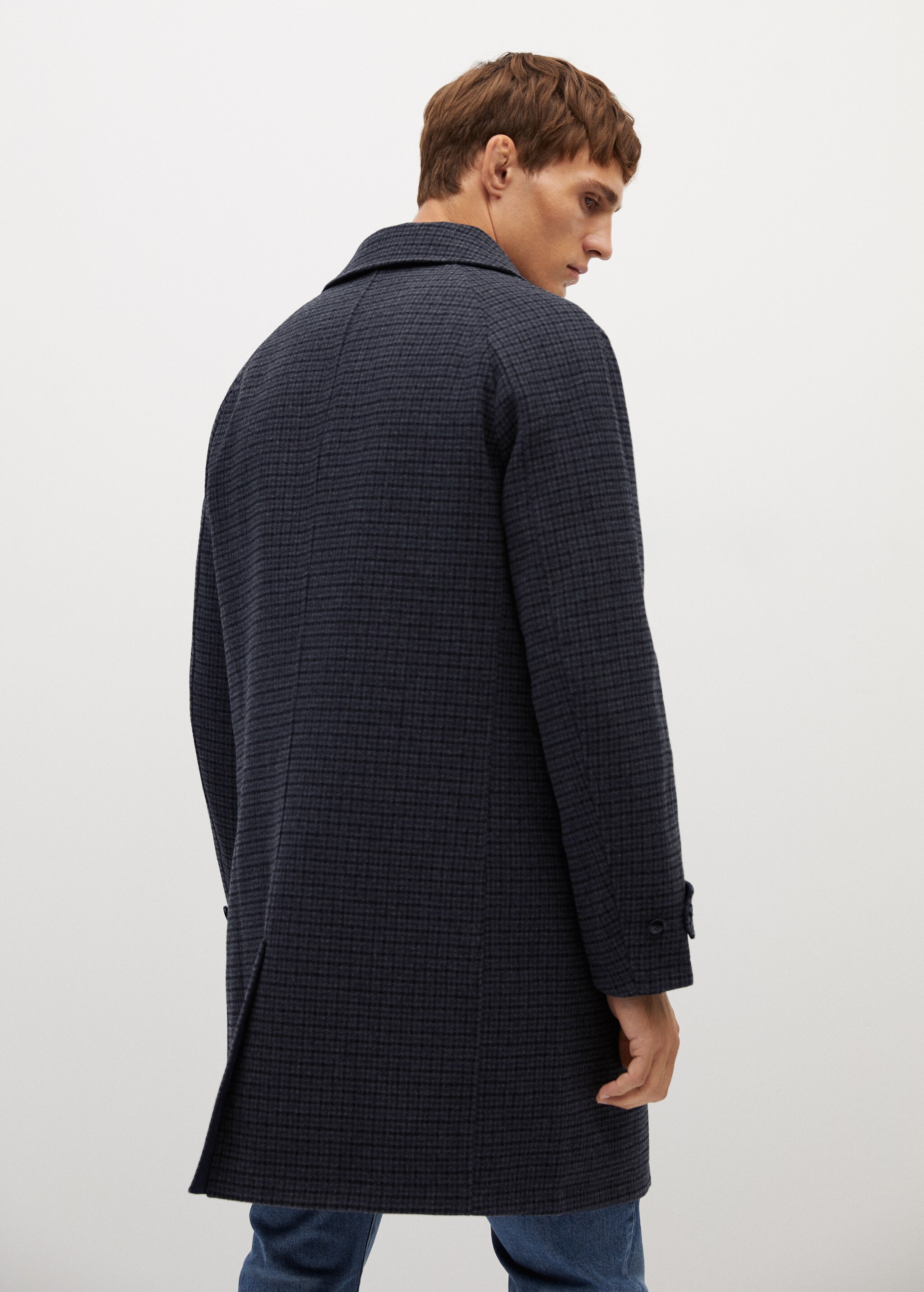 Super slim-fit suit blazer in stretch fabric - Reverse of the article