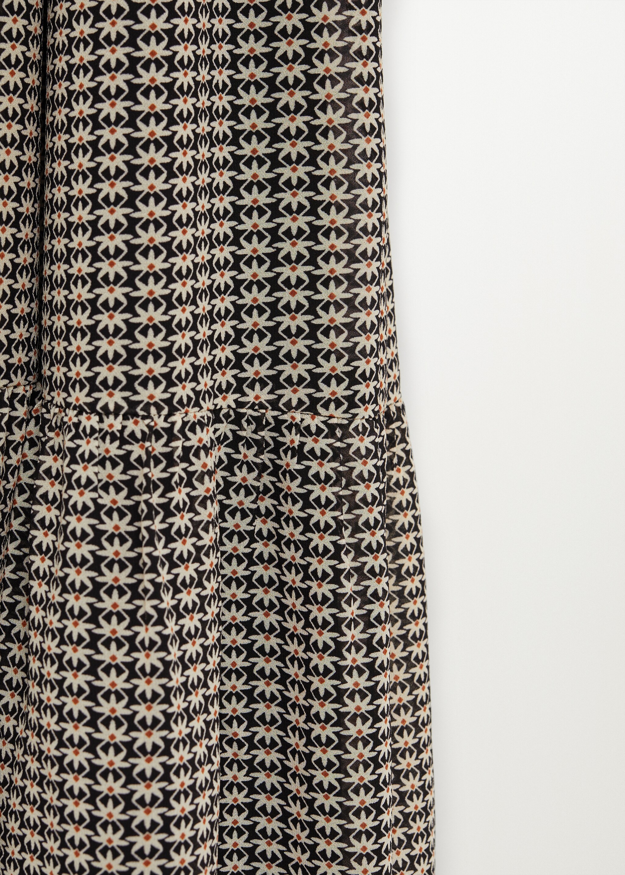 Midi printed dress - Details of the article 8