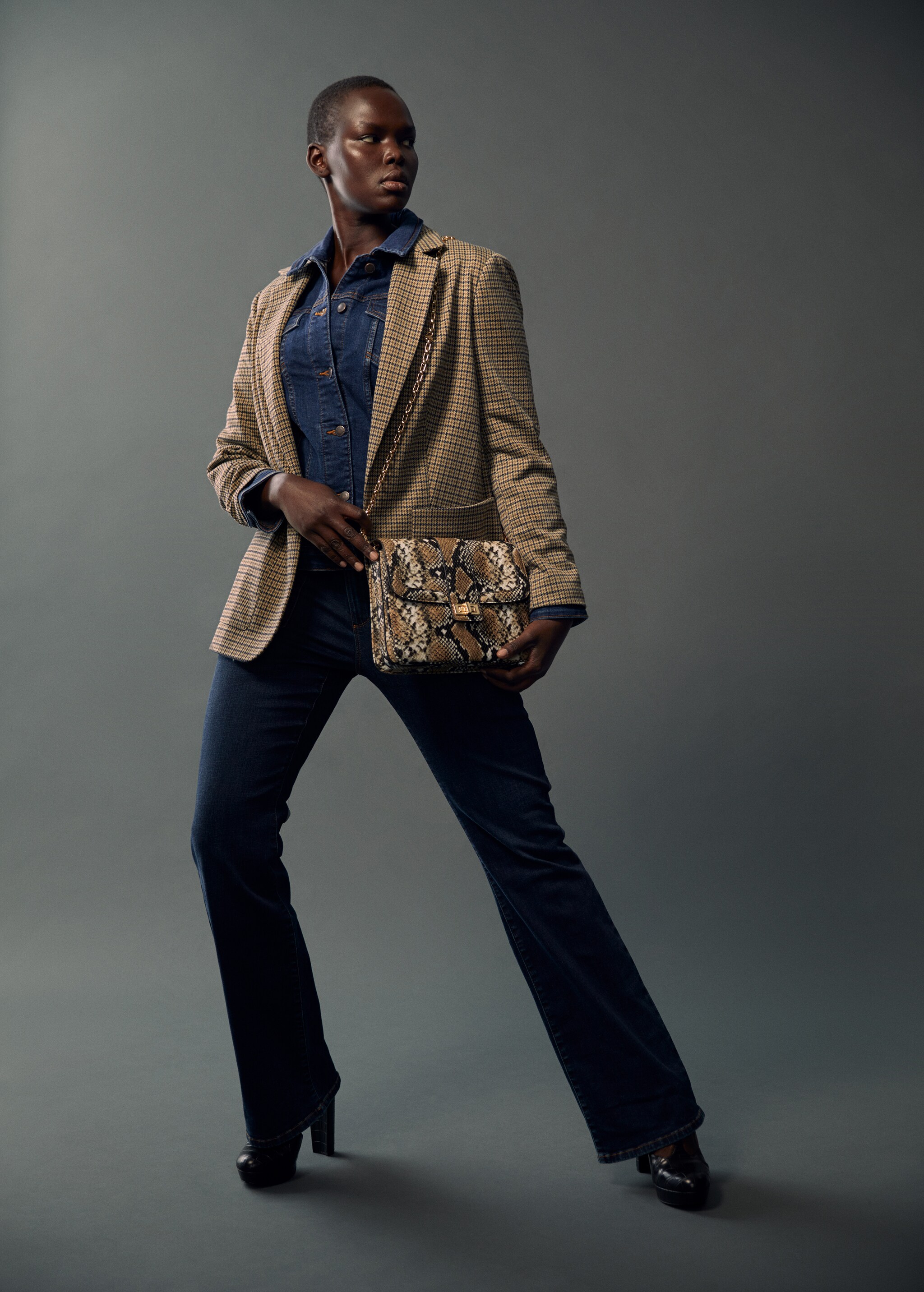 Veste de costume micro pied-de-poule - Détail de l'article 5