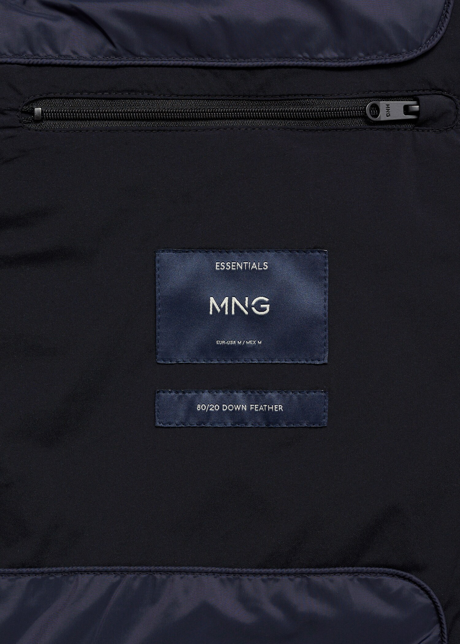 Quilted jacket with feather filling - Details of the article 0