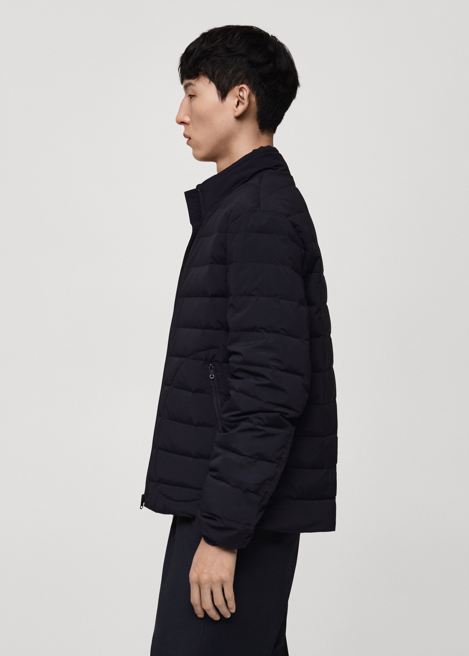Quilted jacket with feather filling - Details of the article 2