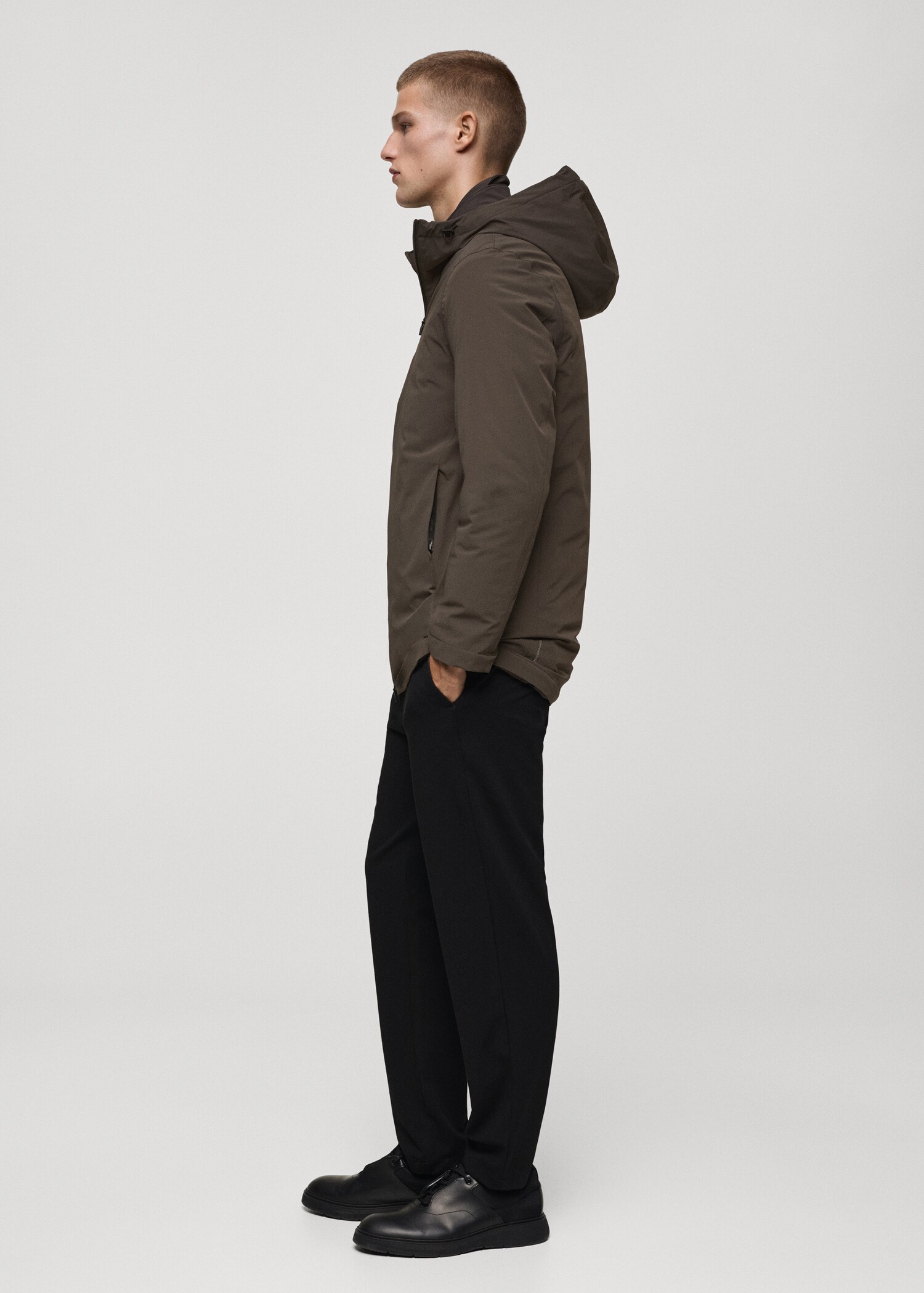 Thermore® waterproof quilted barn jacket with Thermore® padding - Details of the article 2