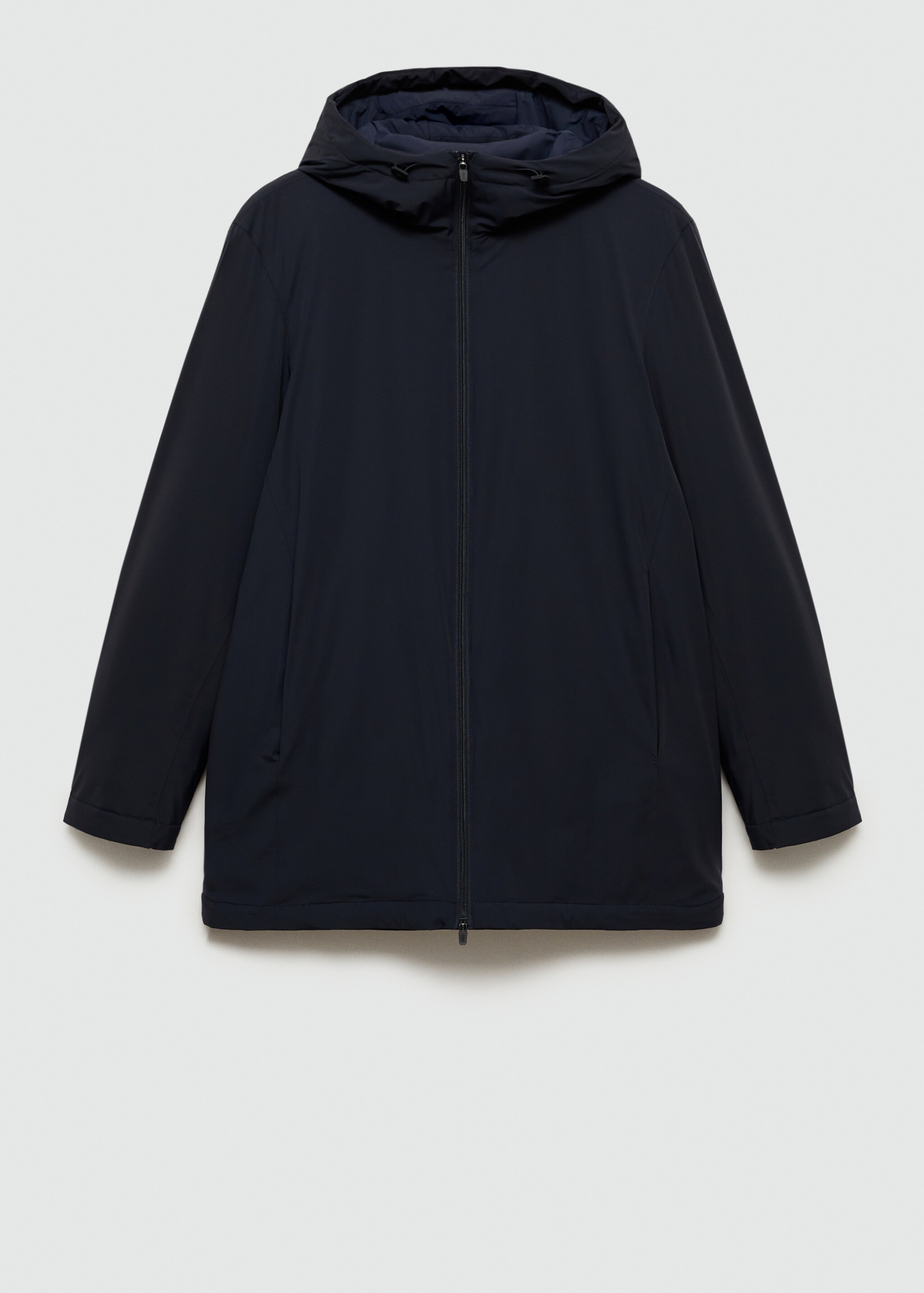Thermore® waterproof quilted barn jacket with Thermore® padding - Article without model, Dark Navy. Ref: 77075960-00.