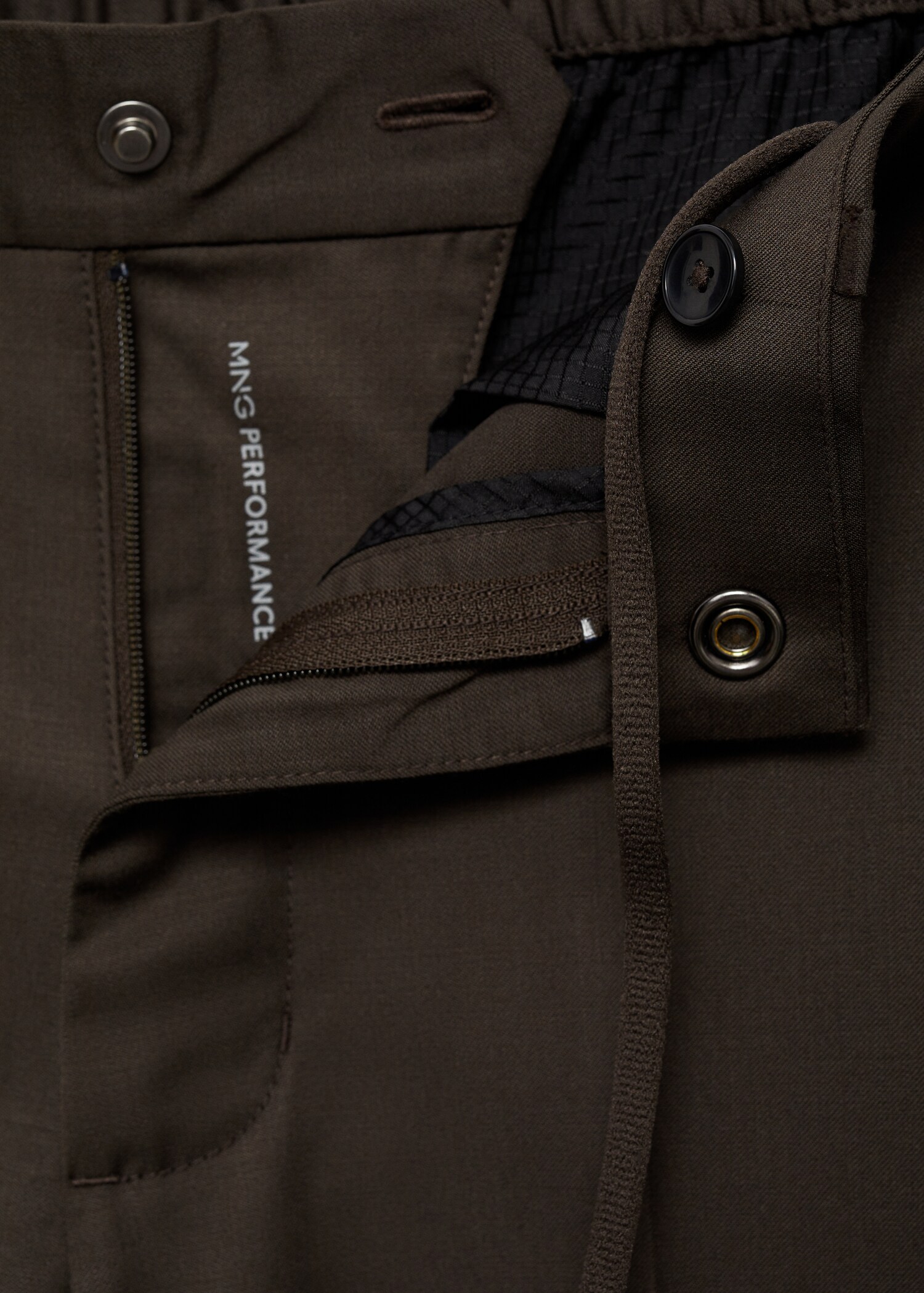 Coolmax® stretch-fabric slim-fit pants - Details of the article 8