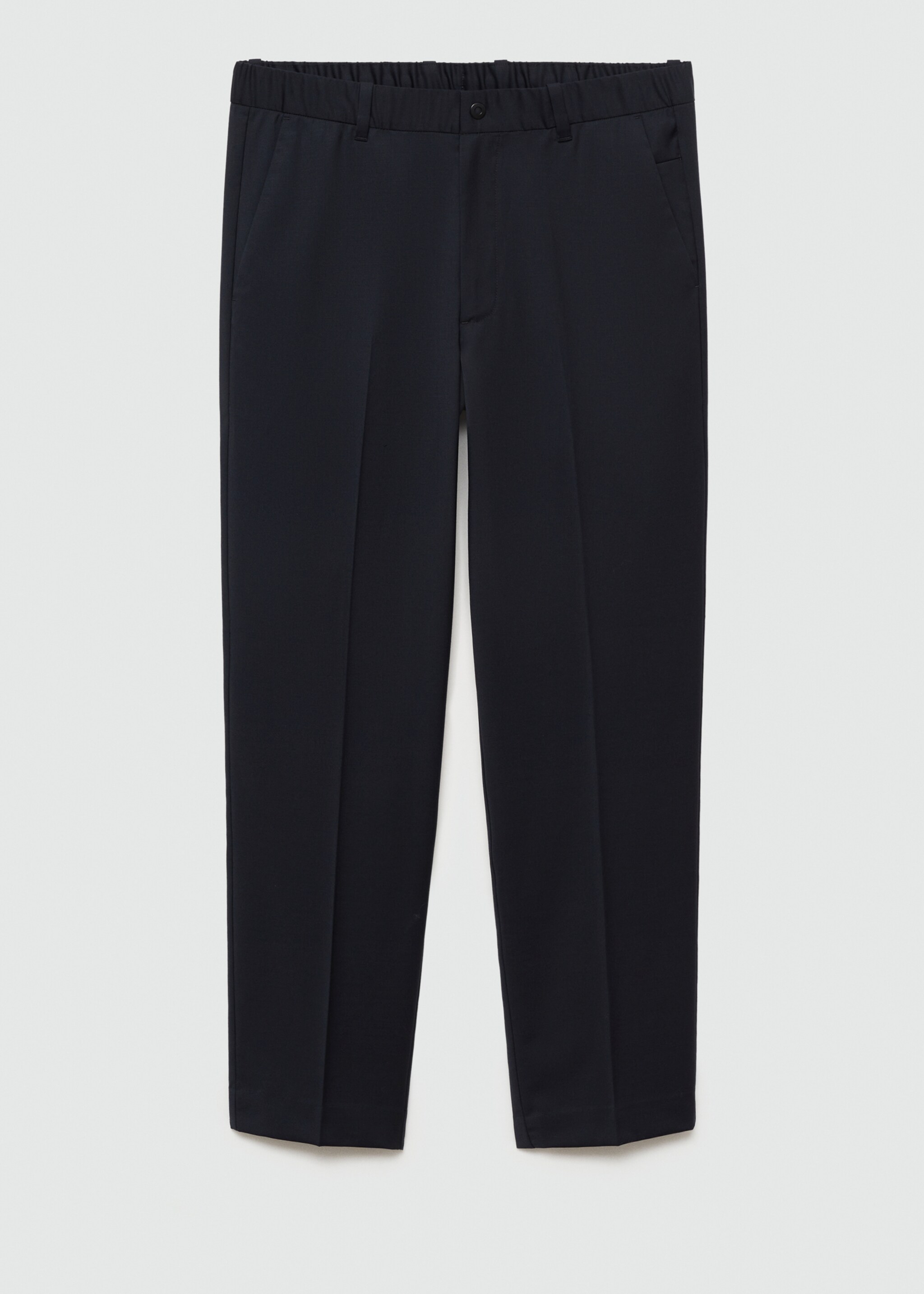 Coolmax® slim-fit broek van Comfort stretch stof - Artikel zonder model, Donkermarine. Ref: 77075963-00.