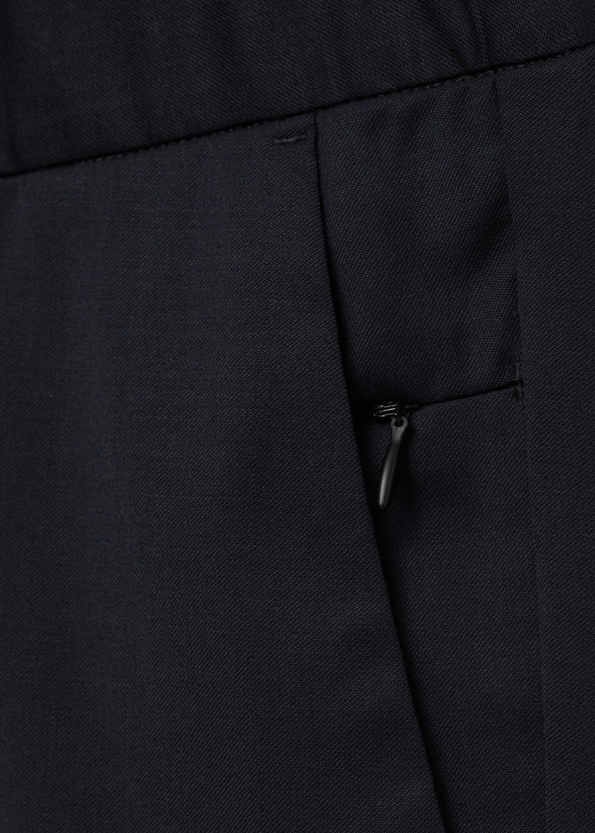 Coolmax® slim-fit broek van Comfort stretch stof - Detail van het artikel 0, Donkermarine. Ref: 77075963-00.