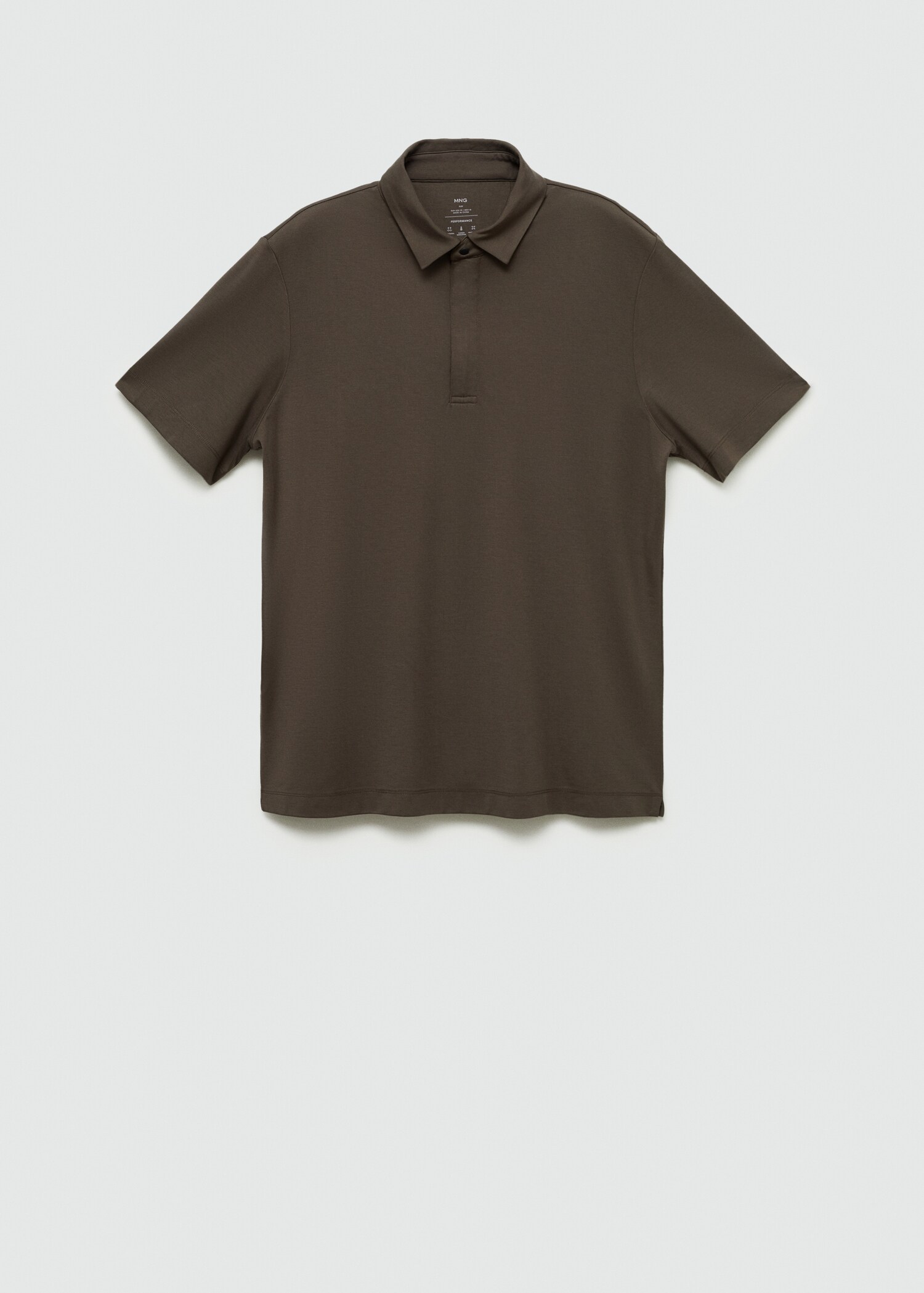 Stretch-fabric technical polo shirt - Article without model