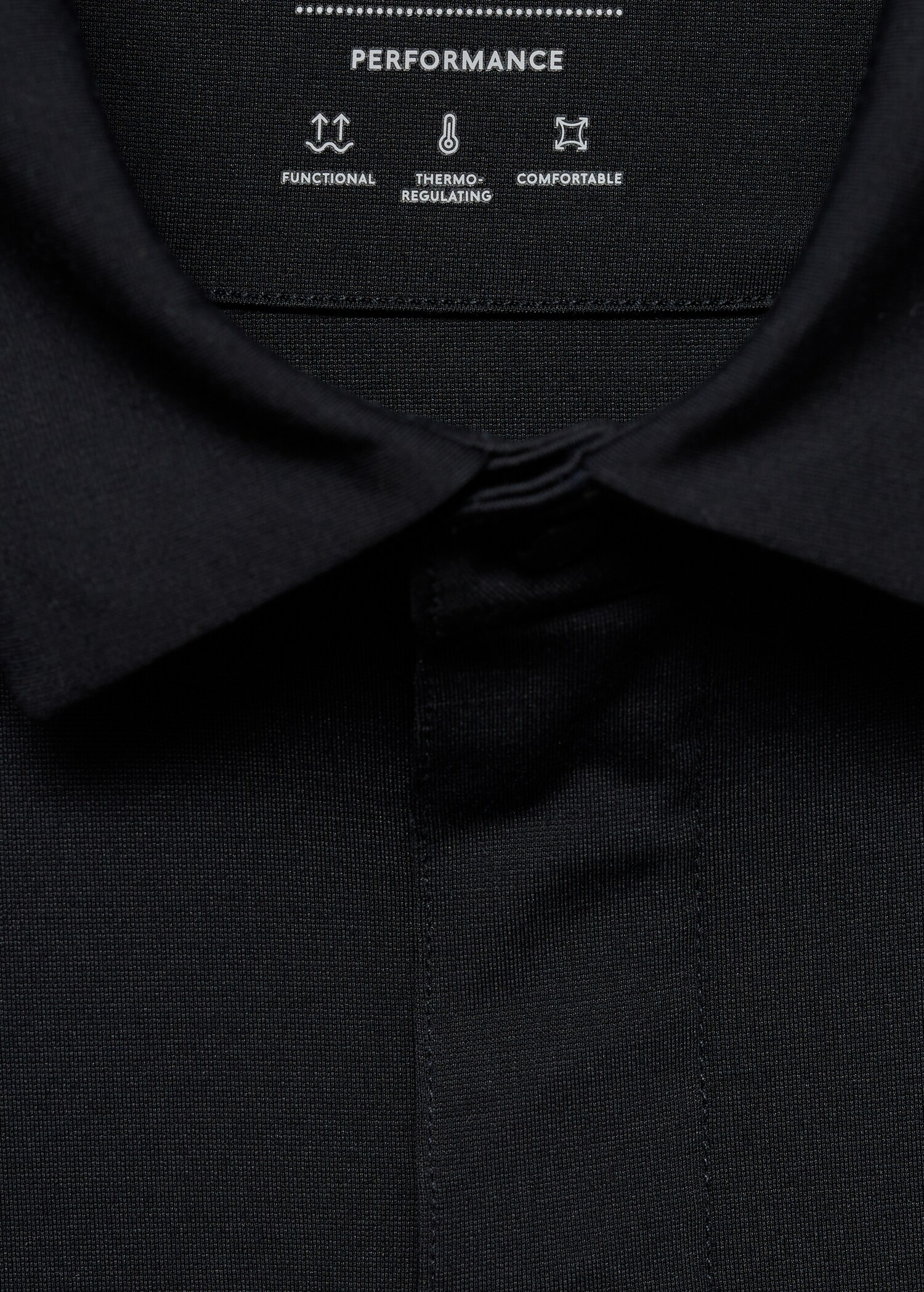 Stretch-fabric technical polo shirt - Details of the article 8