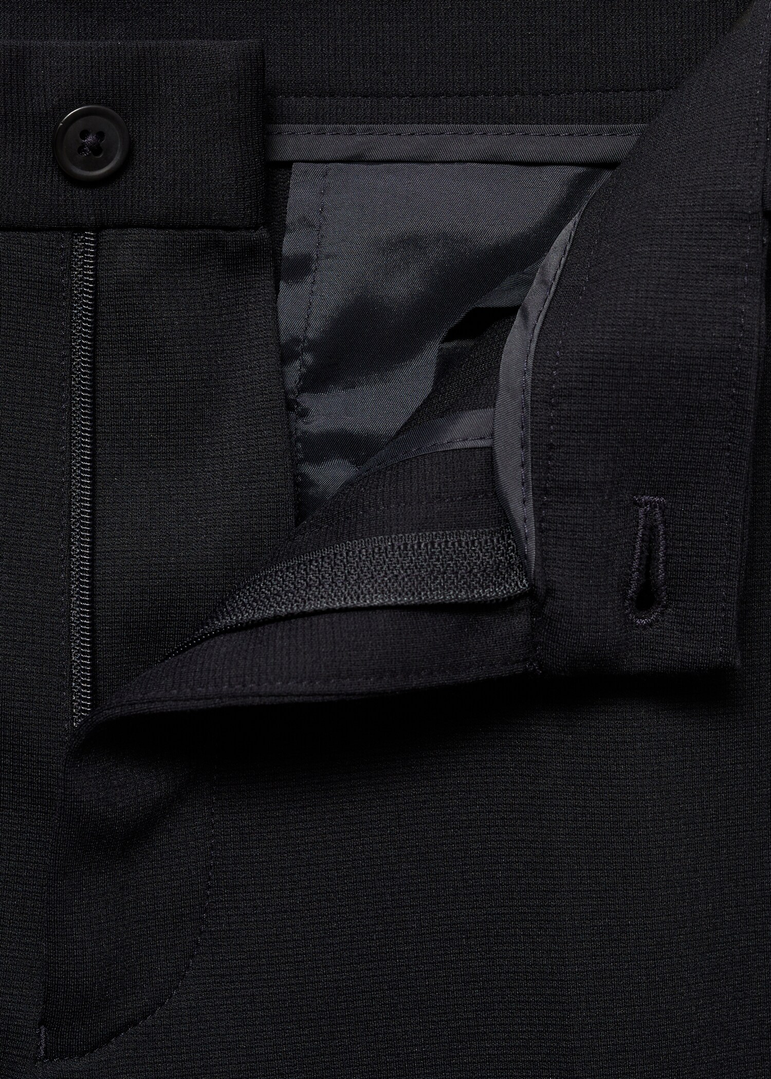 Pantalón traje antiarrugas tejido stretch - Detalle del artículo 0