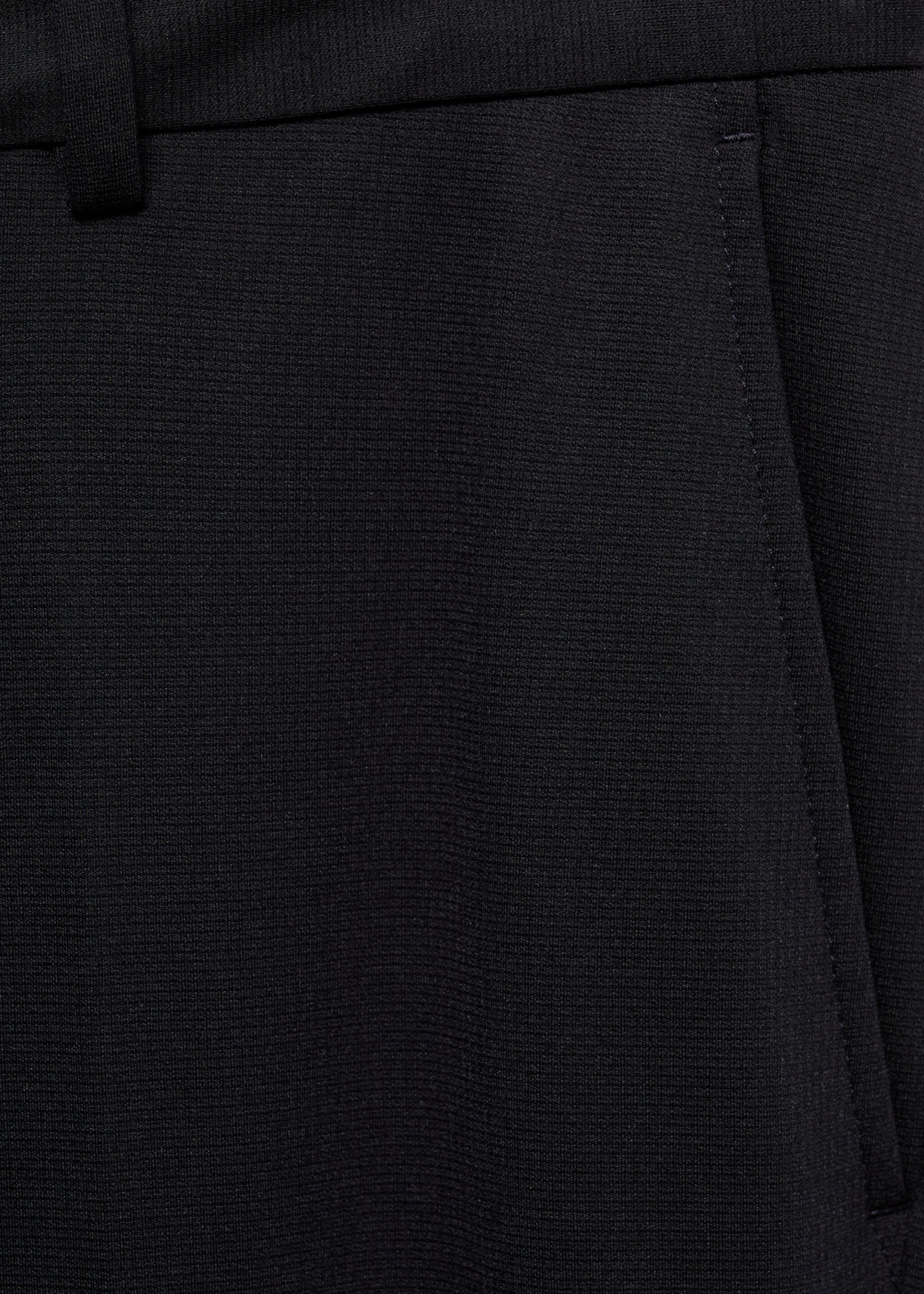 Pantaloni de costum anti-șifonare din țesătură stretch - Detaliu al articolului 8, Bleumarin închis. Ref: 77075970-00.