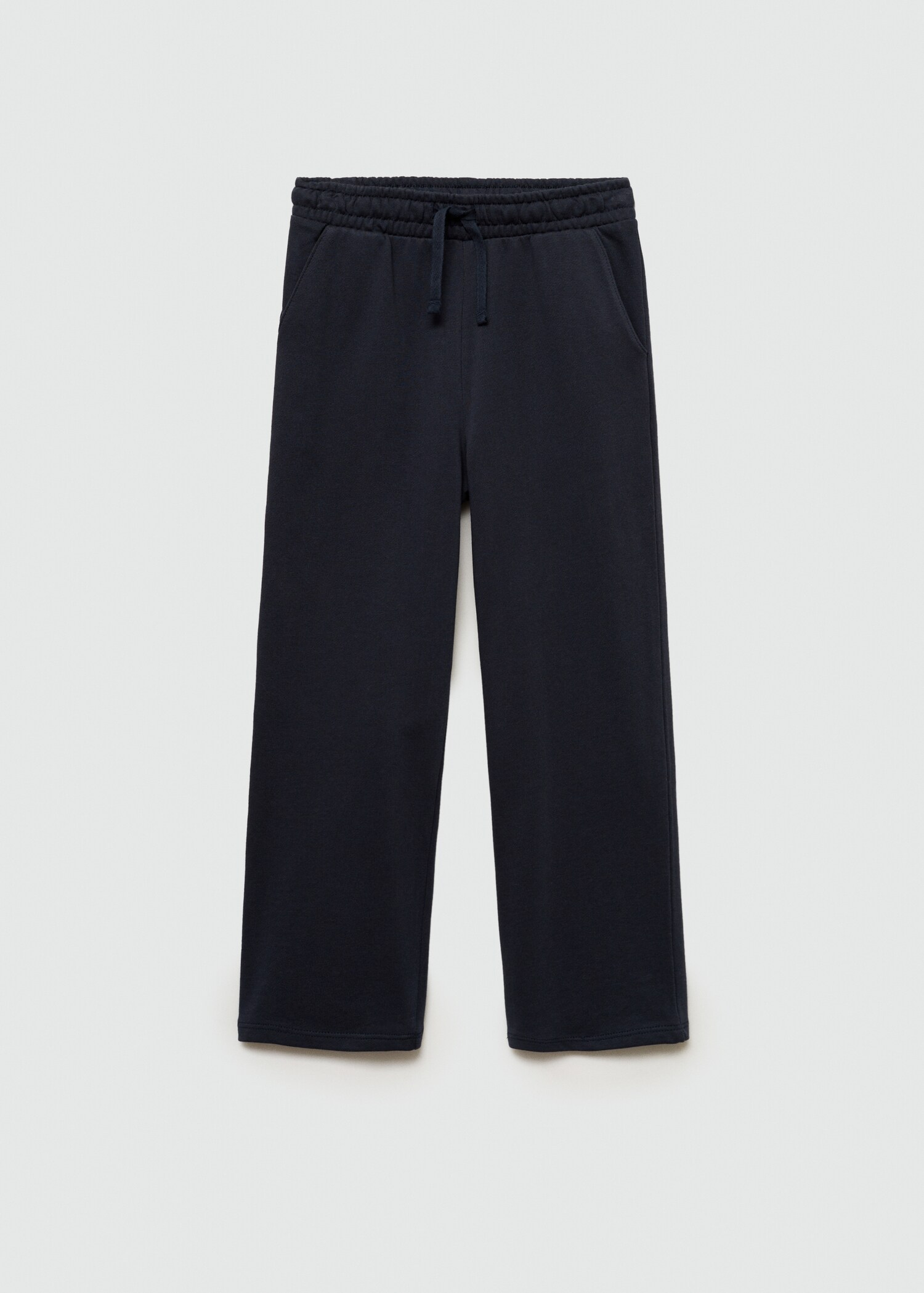 Straight-fit cotton trousers - Article without model