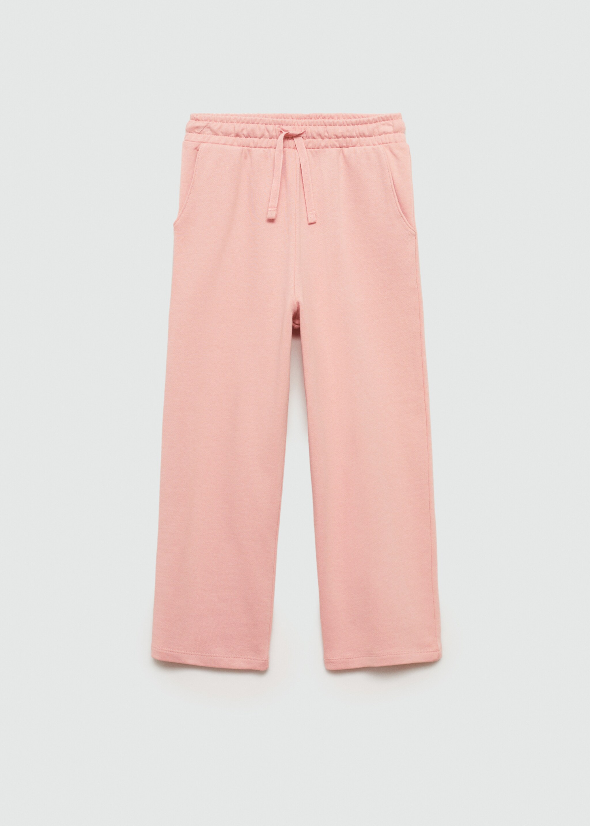 Straight-fit cotton trousers - Article without model, Pink. Ref: 77075978-00.