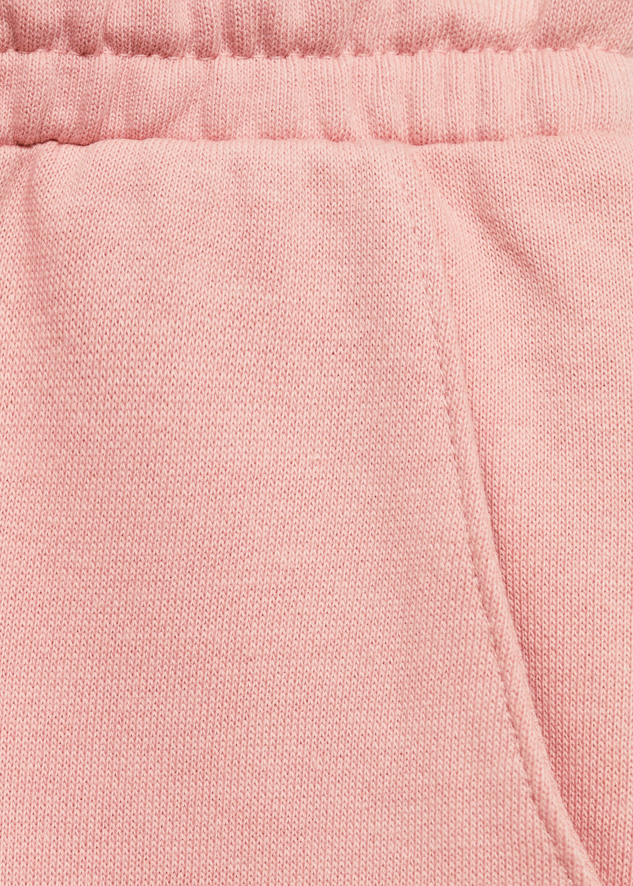 Straight-fit cotton trousers - Details of the article 0, Pink. Ref: 77075978-00.