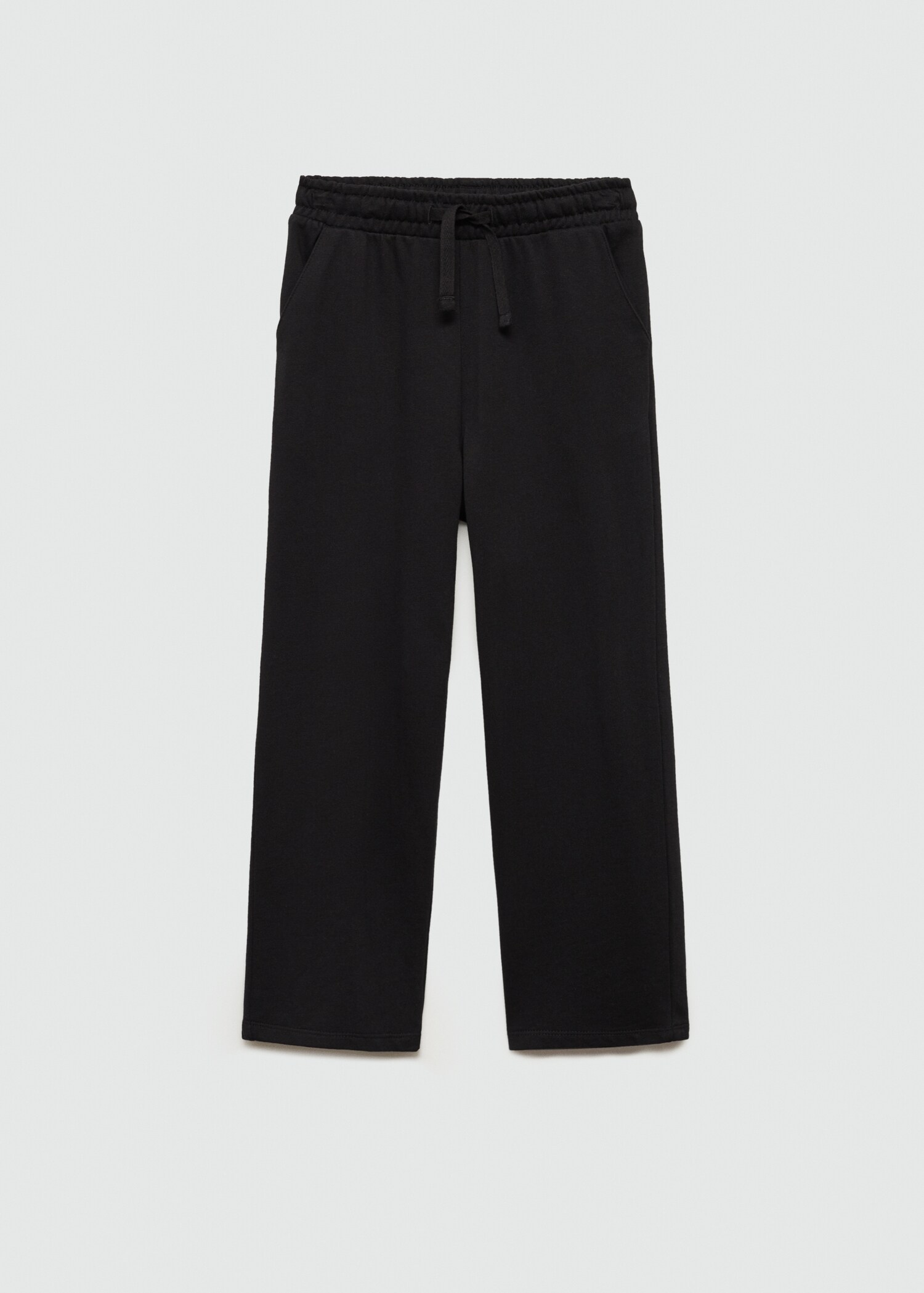 Straight-fit cotton trousers - Article without model