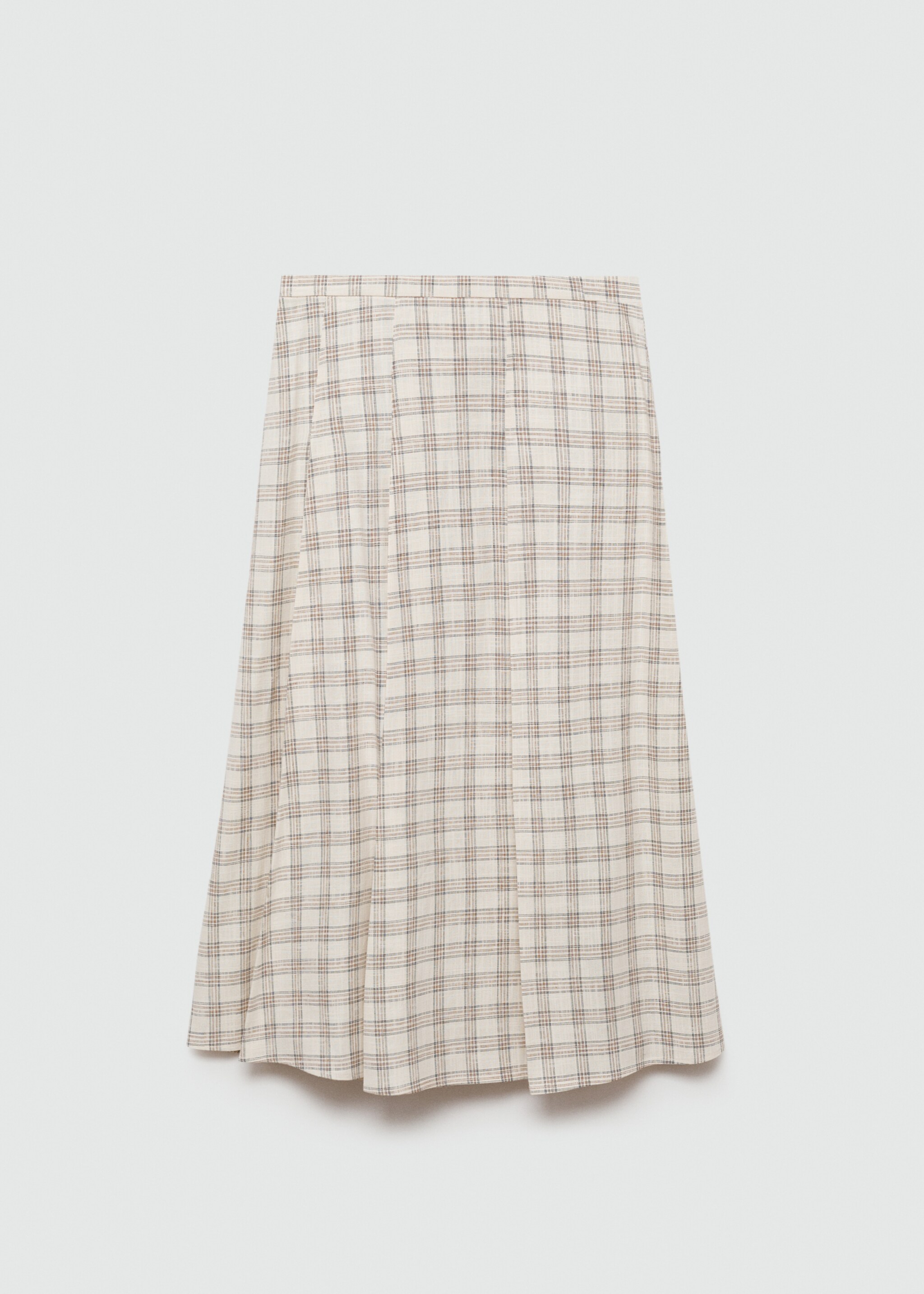 Check flared skirt - Article without model