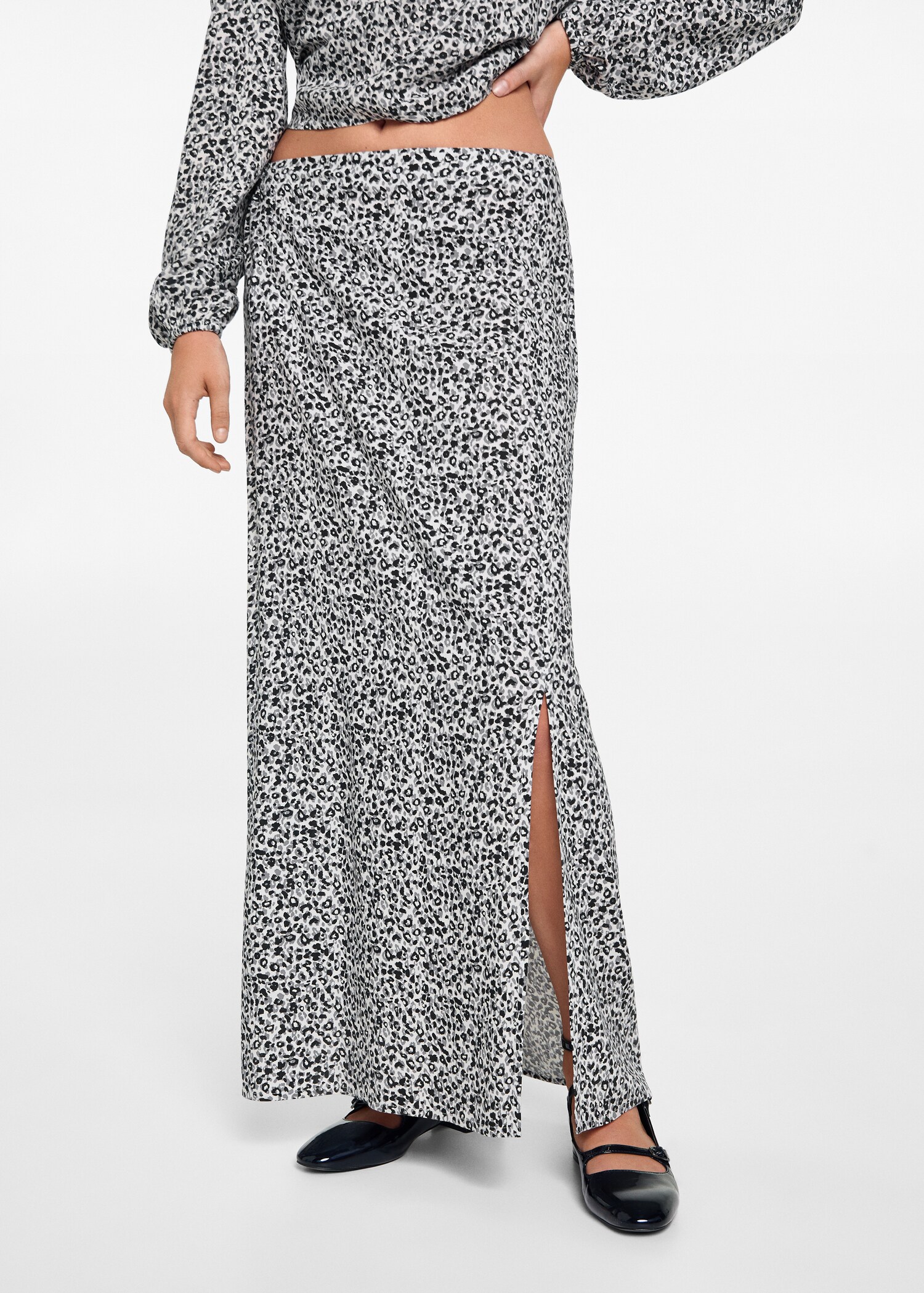 Leopard midi skirt - Medium plane
