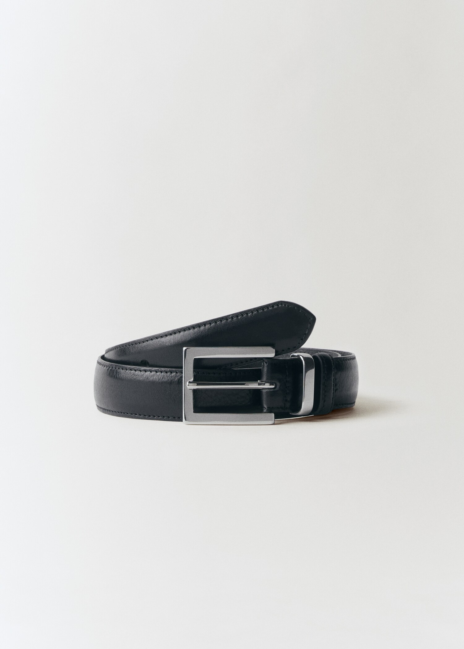 Ceinture cuir boucle carrée - Article sans modèle
