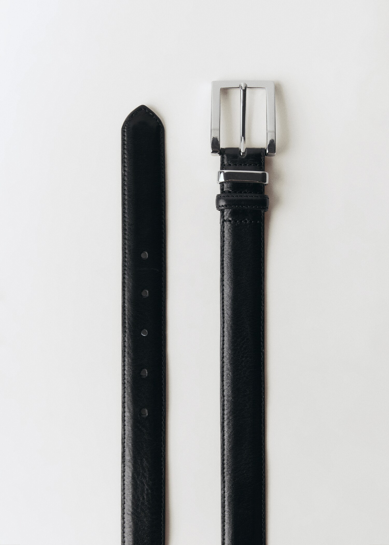 Ceinture cuir boucle carrée - Détail de l'article 1