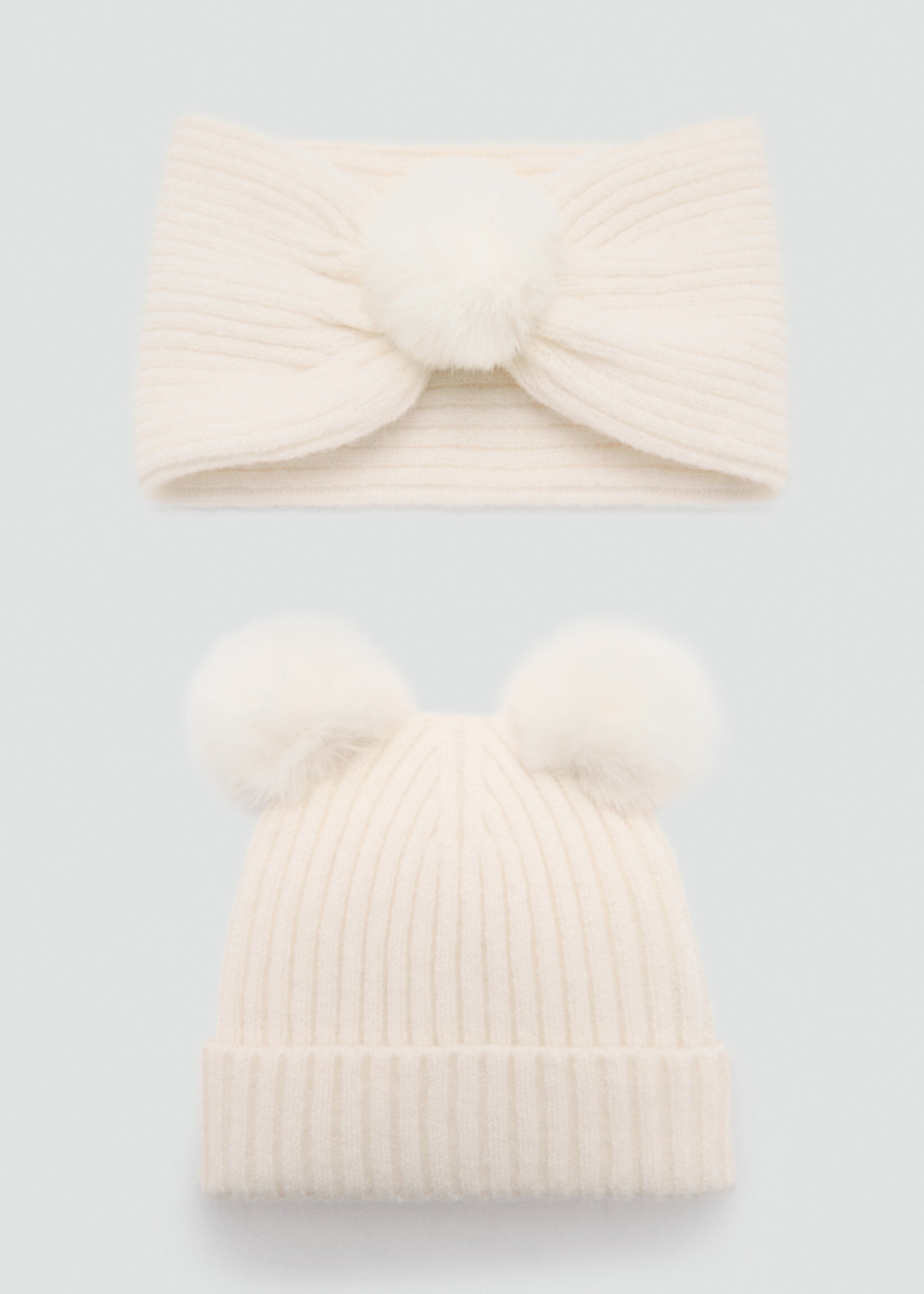 Pompom knit scarf - Details of the article 2
